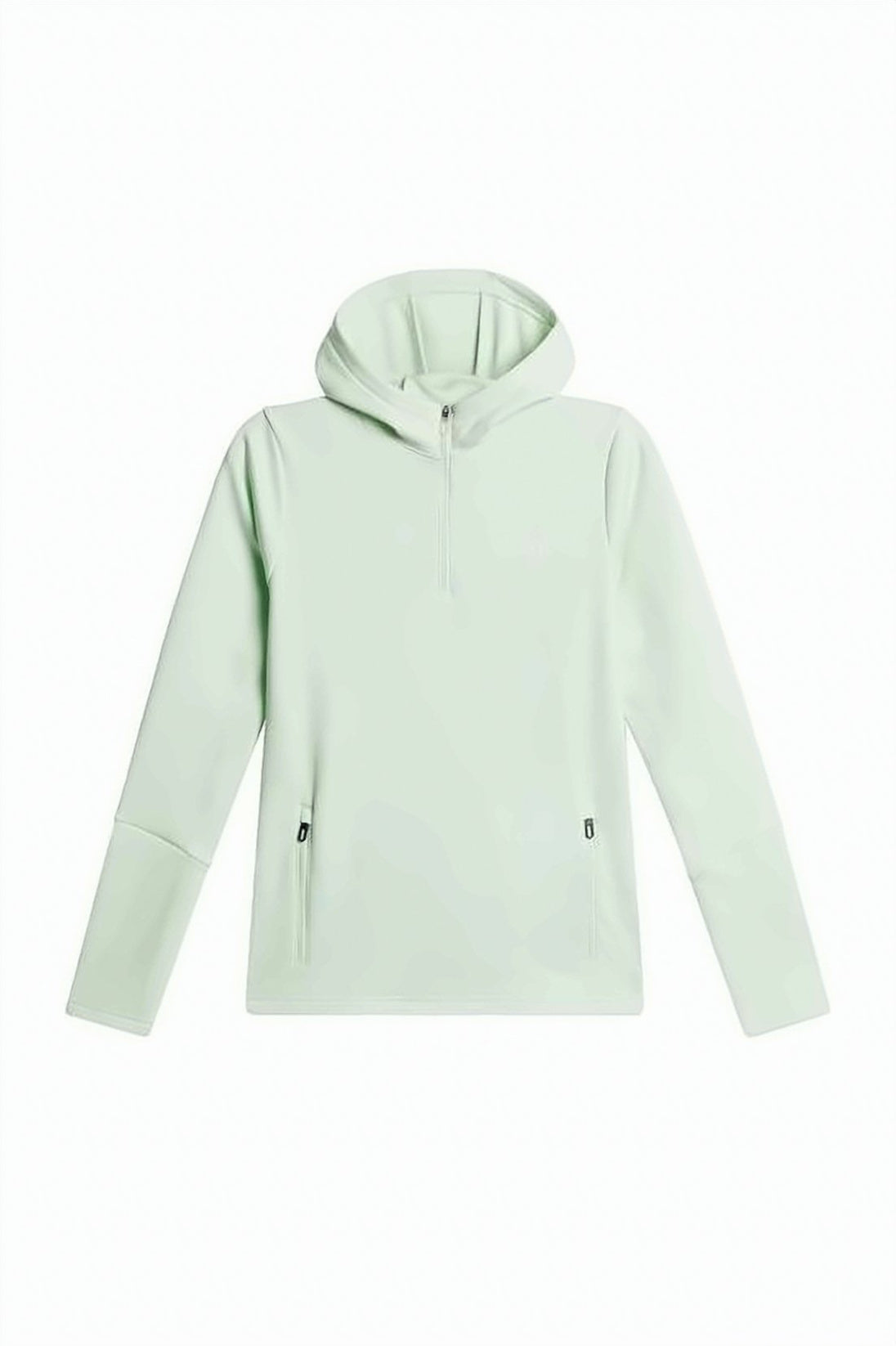 Hooded Sweatshirt with Half-Zip
