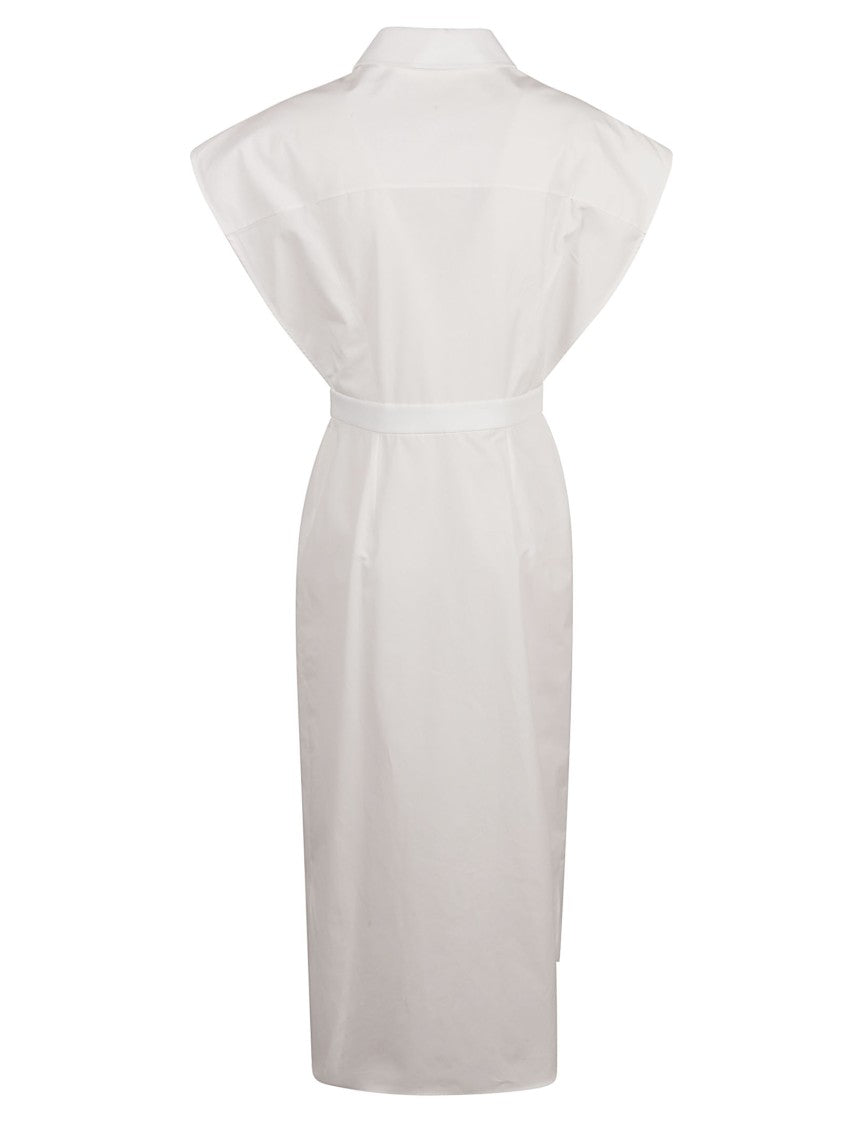 Structured Cap Sleeve Dress