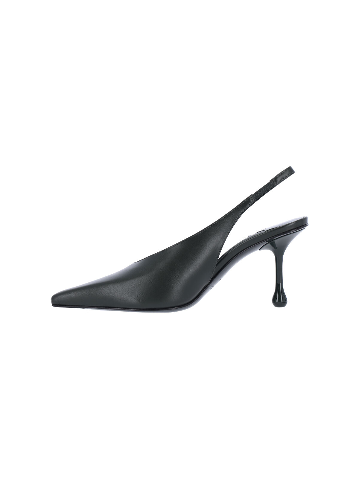 "Isa 80" Slingback Pumps Dark Green