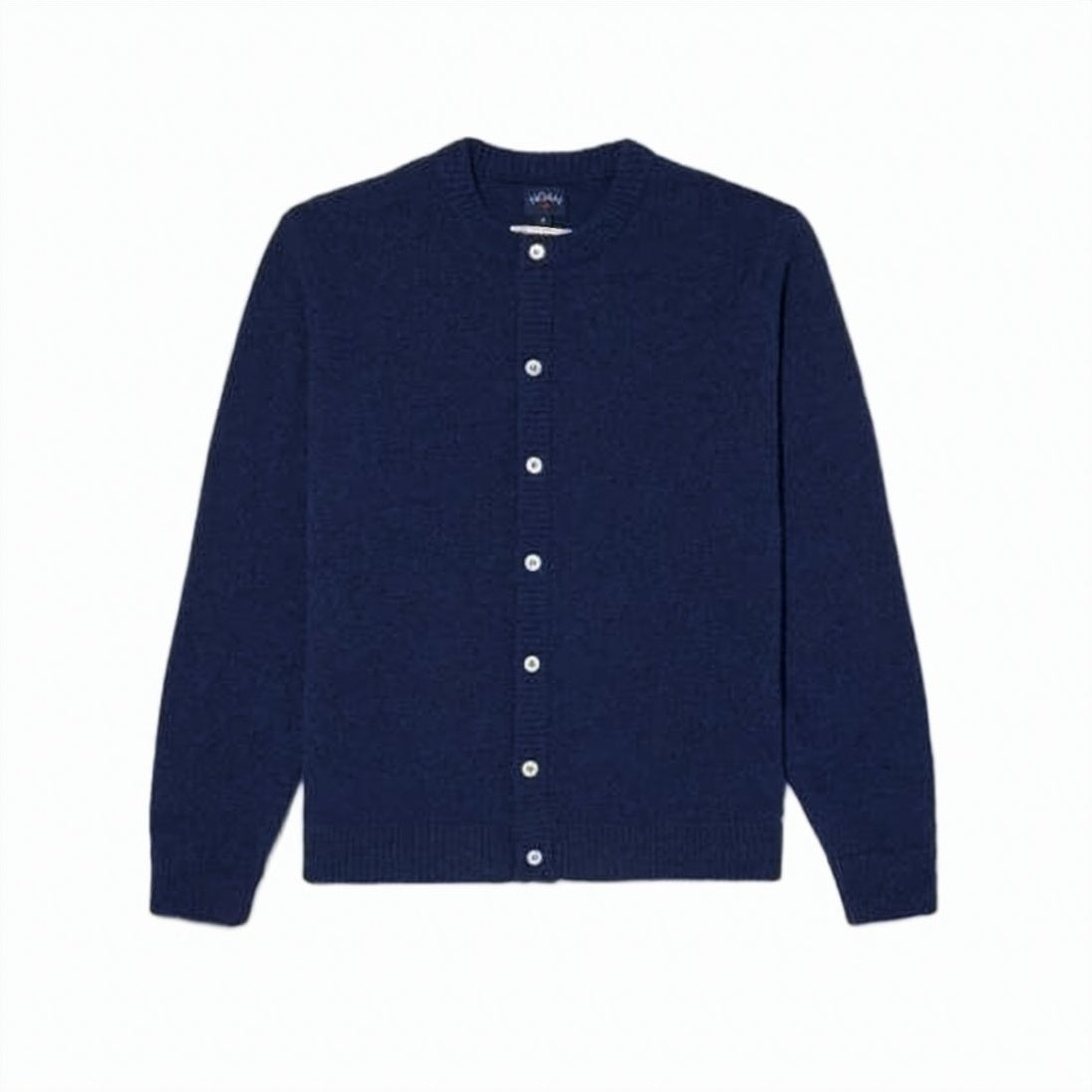 Classic Button-Down Wool Cardigan