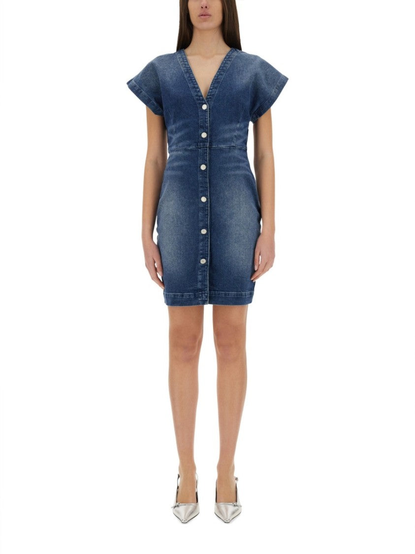 Slim Fit Denim Dress