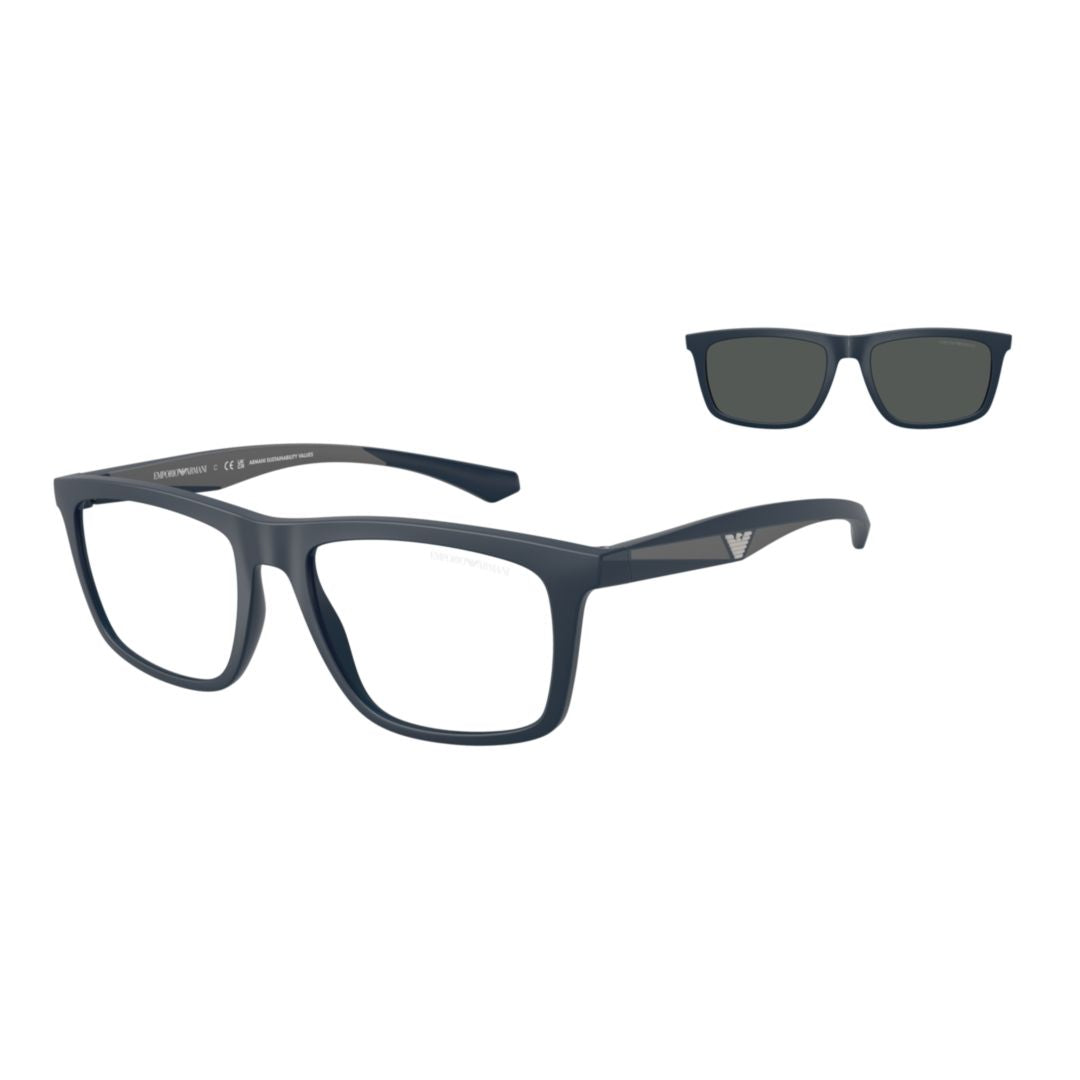0ea4235 Rectangular Eyeglasses with Matte Black Frame