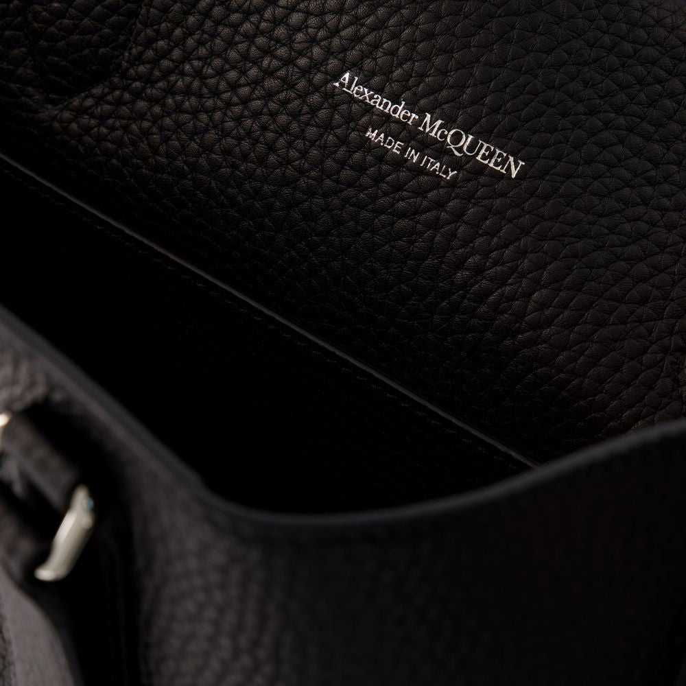 The Edge Medium Shopper Bag - Leather - Black