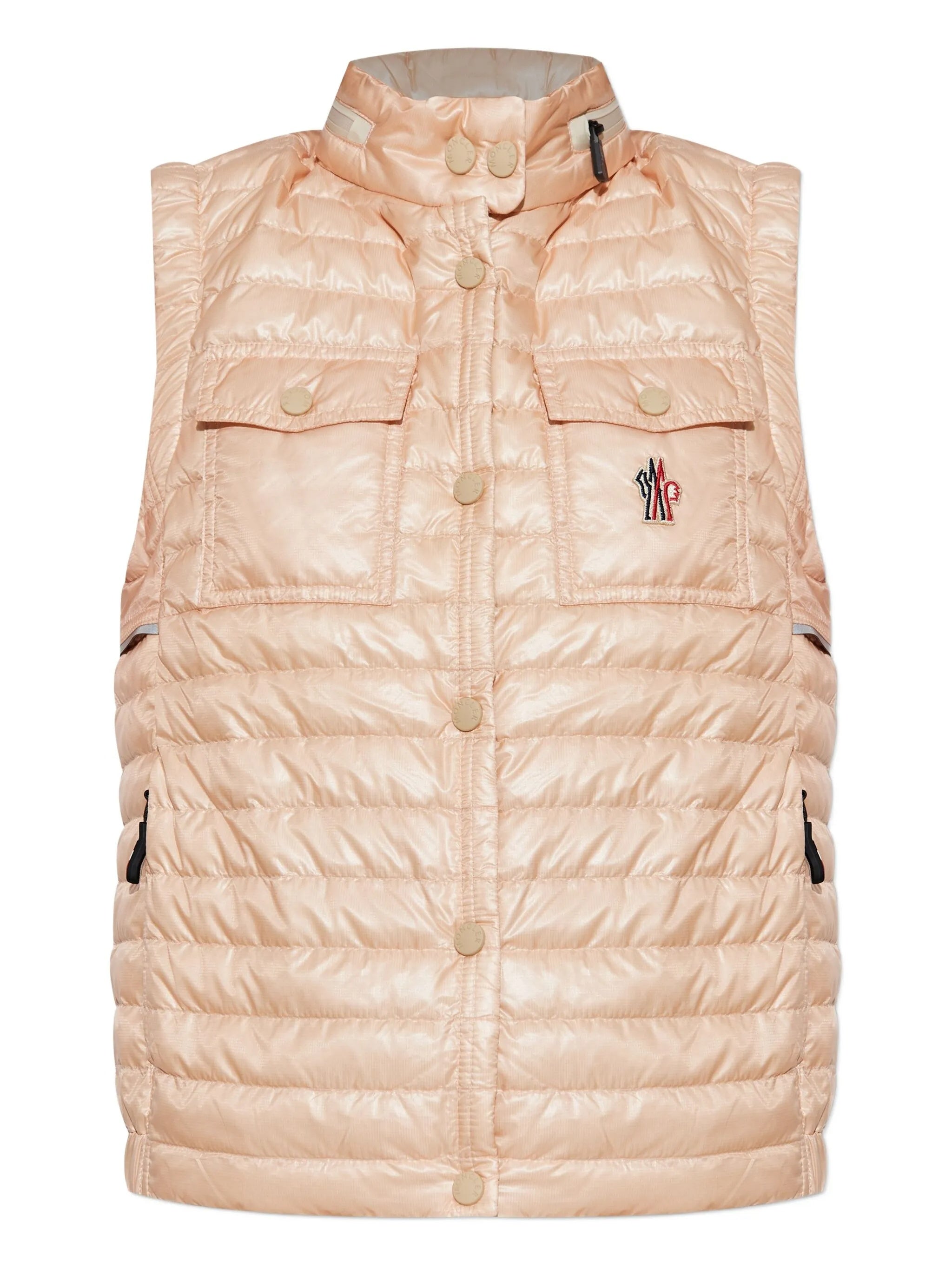 Black Gumiane Quilted Sportswear Vest