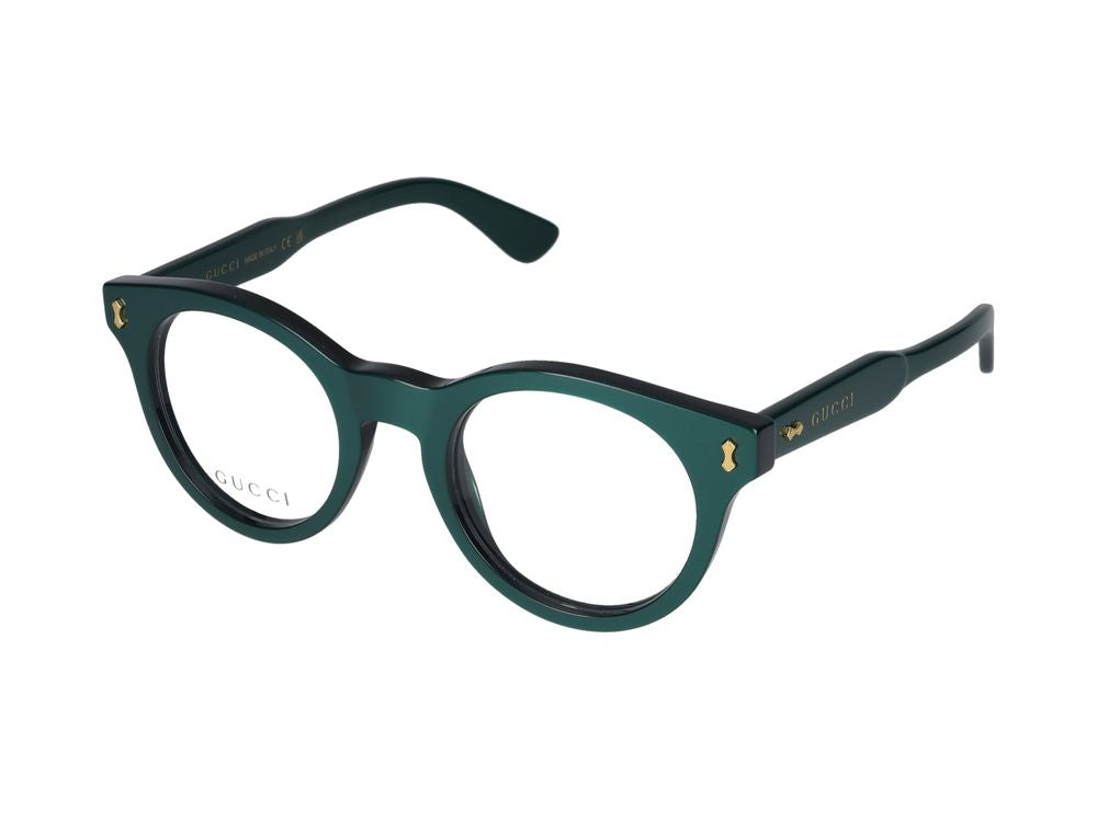 Eyeglasses Gucci GG1266O 003 green green transparent 48/23/145