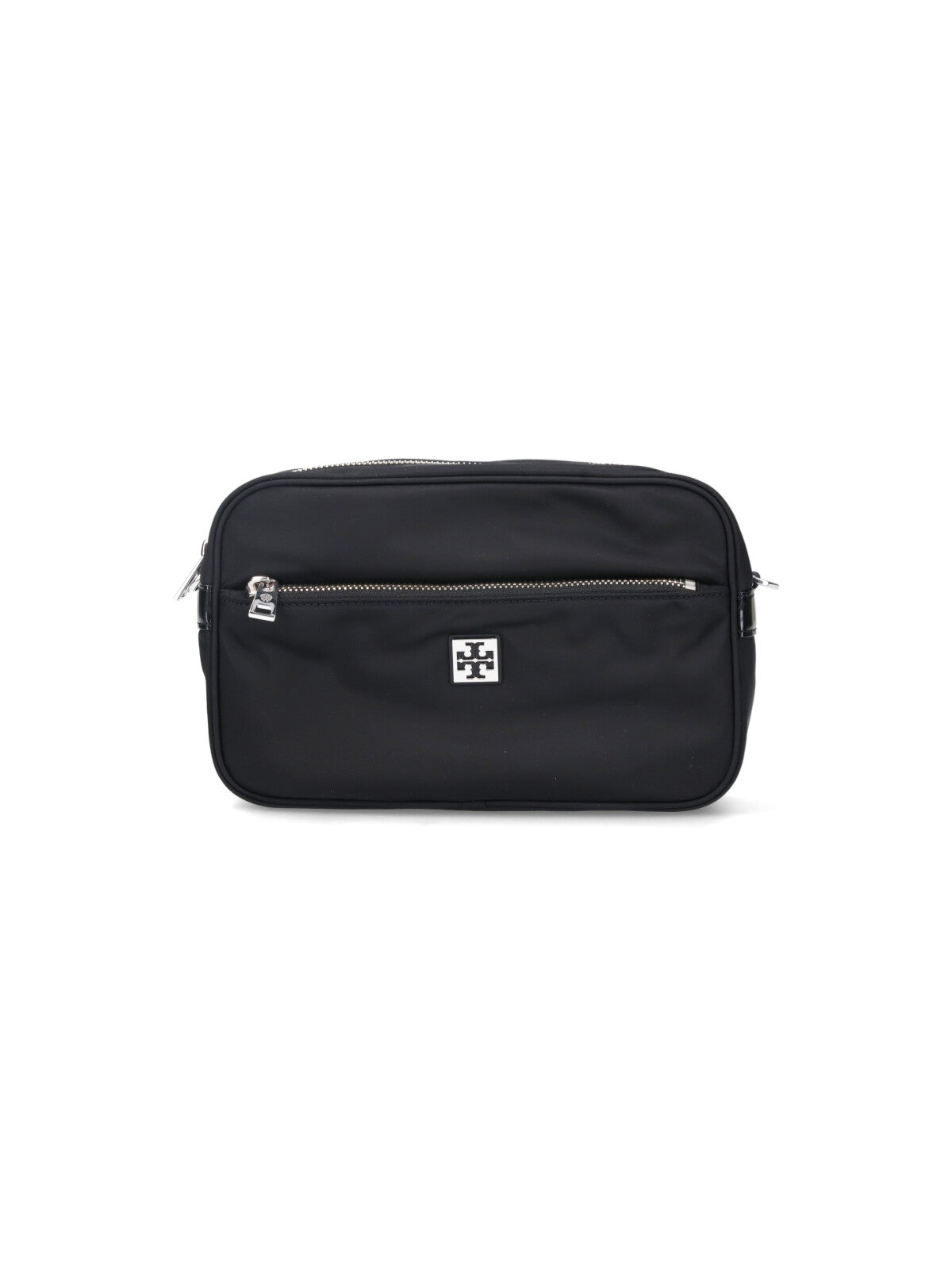 "Virginia" Shoulder Bag, In Black Fabric