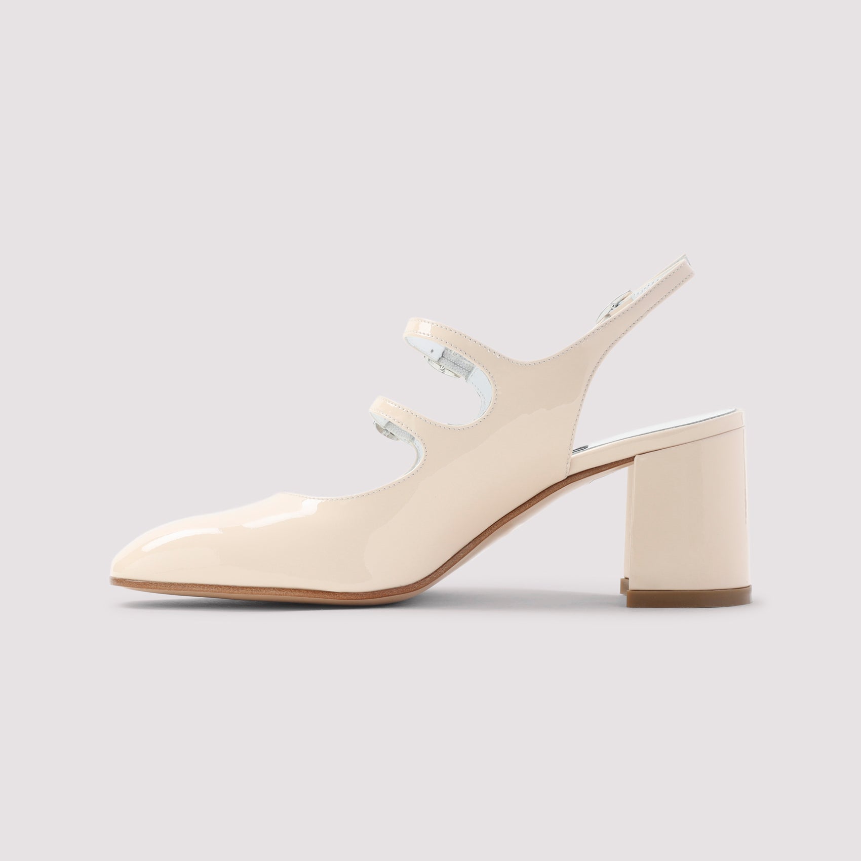 BANANA 7cm Heel Calf Leather Pumps