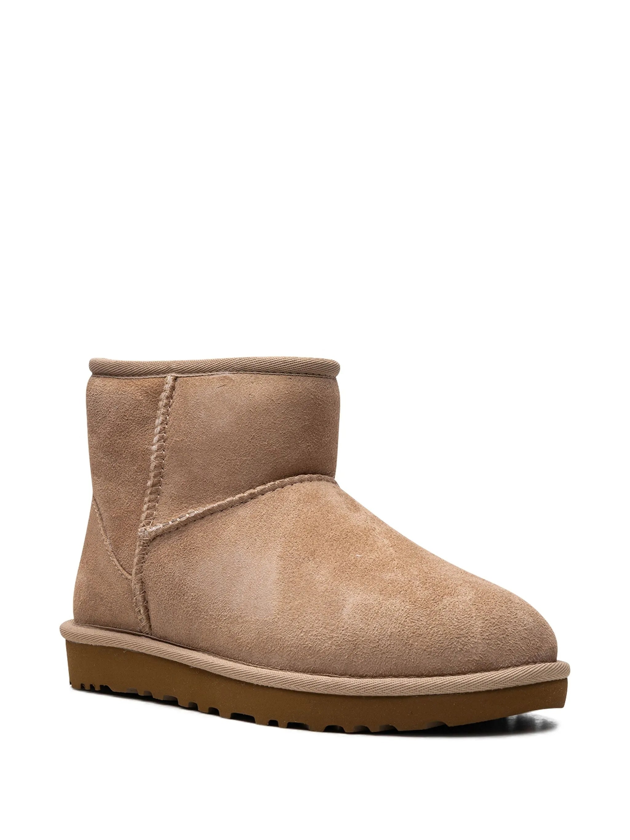 Brown Classic Mini Ii Suede Ballerinas