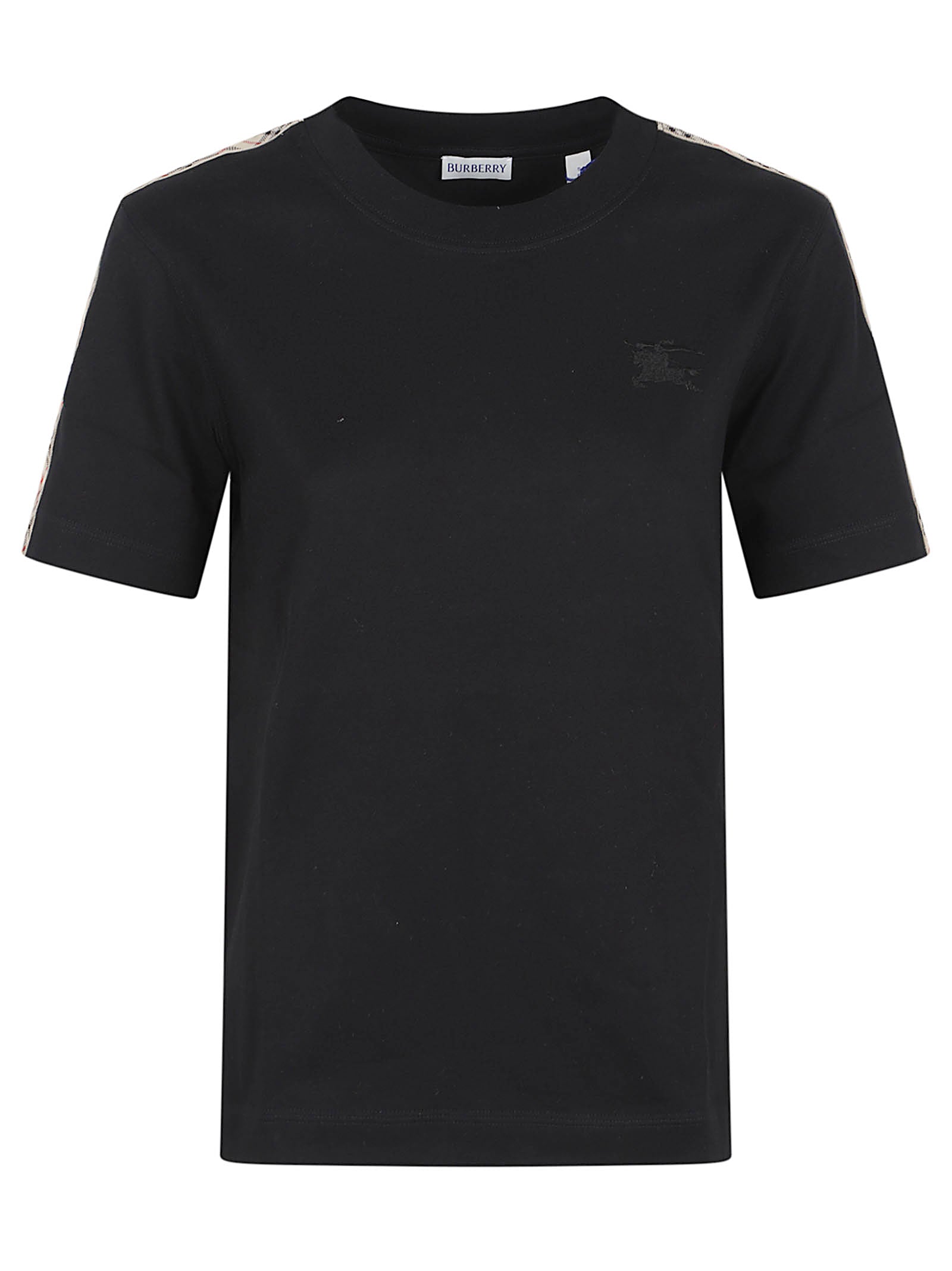 Short-Sleeved T-Shirt with Tonal Embroidery