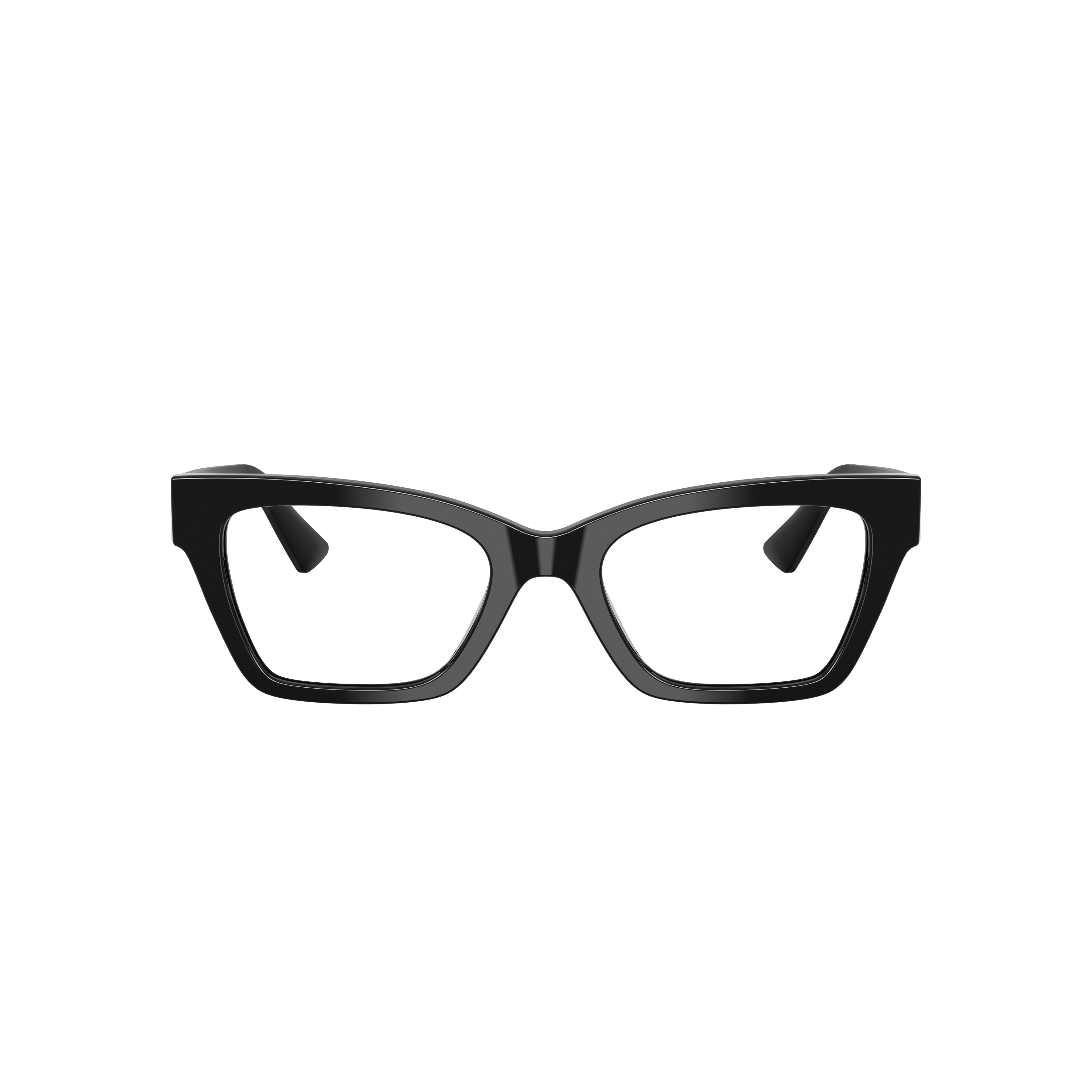 0ar7285hu Rectangular Black Acetate Eyeglasses with Logo Emblem