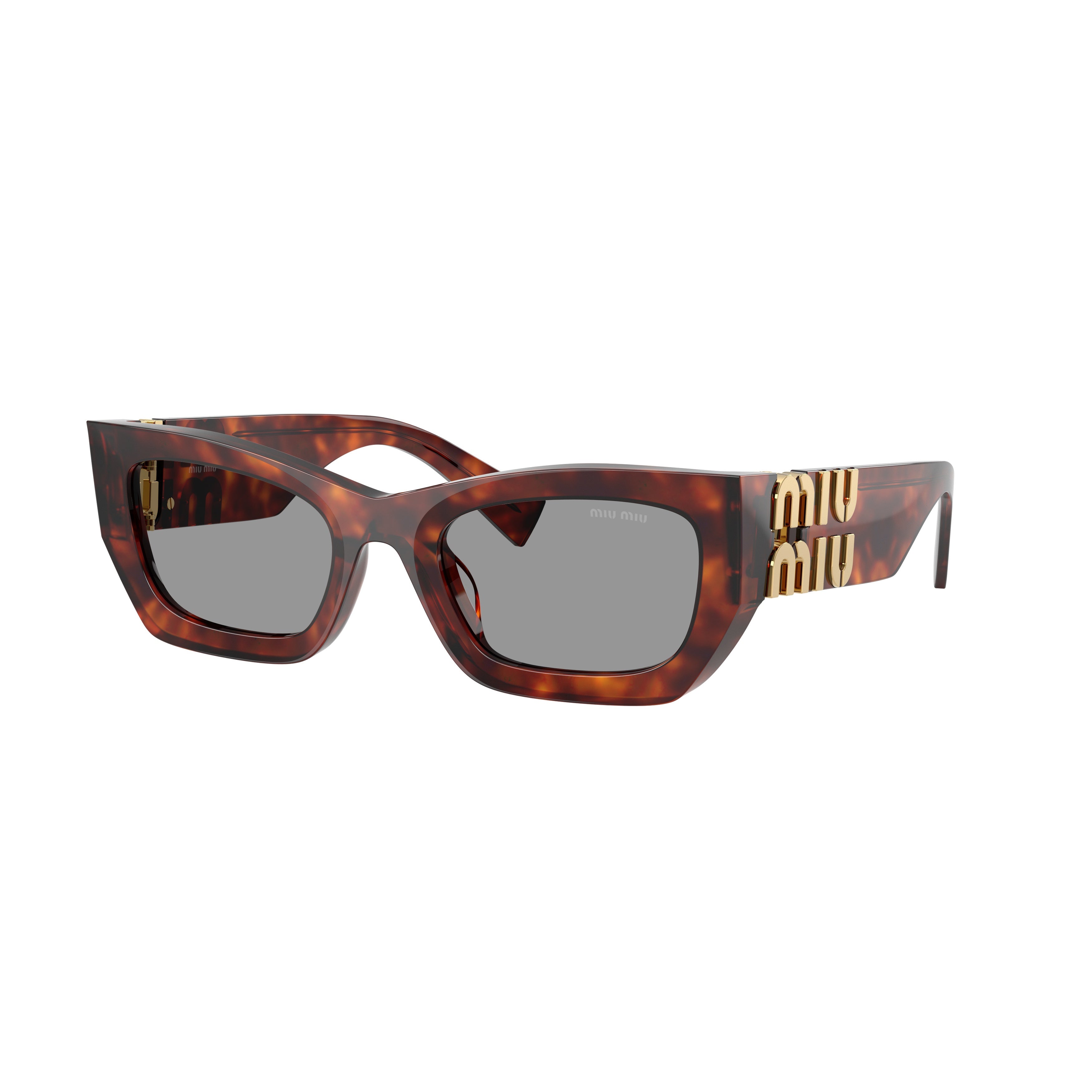 0mu 09ws Angular Tortoiseshell Acetate Sunglasses