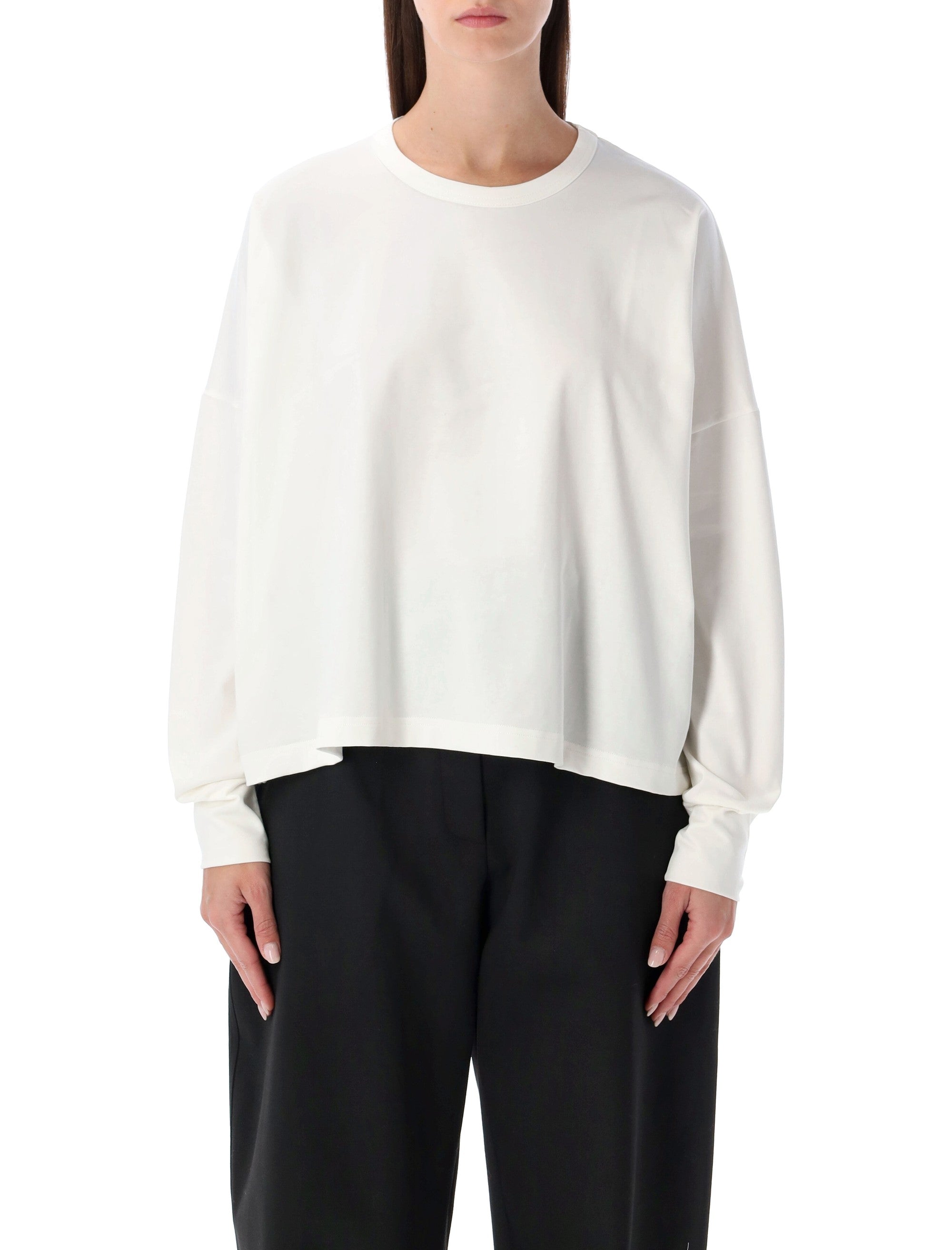 Loop Cotton Jersey Long Sleeve T-Shirt