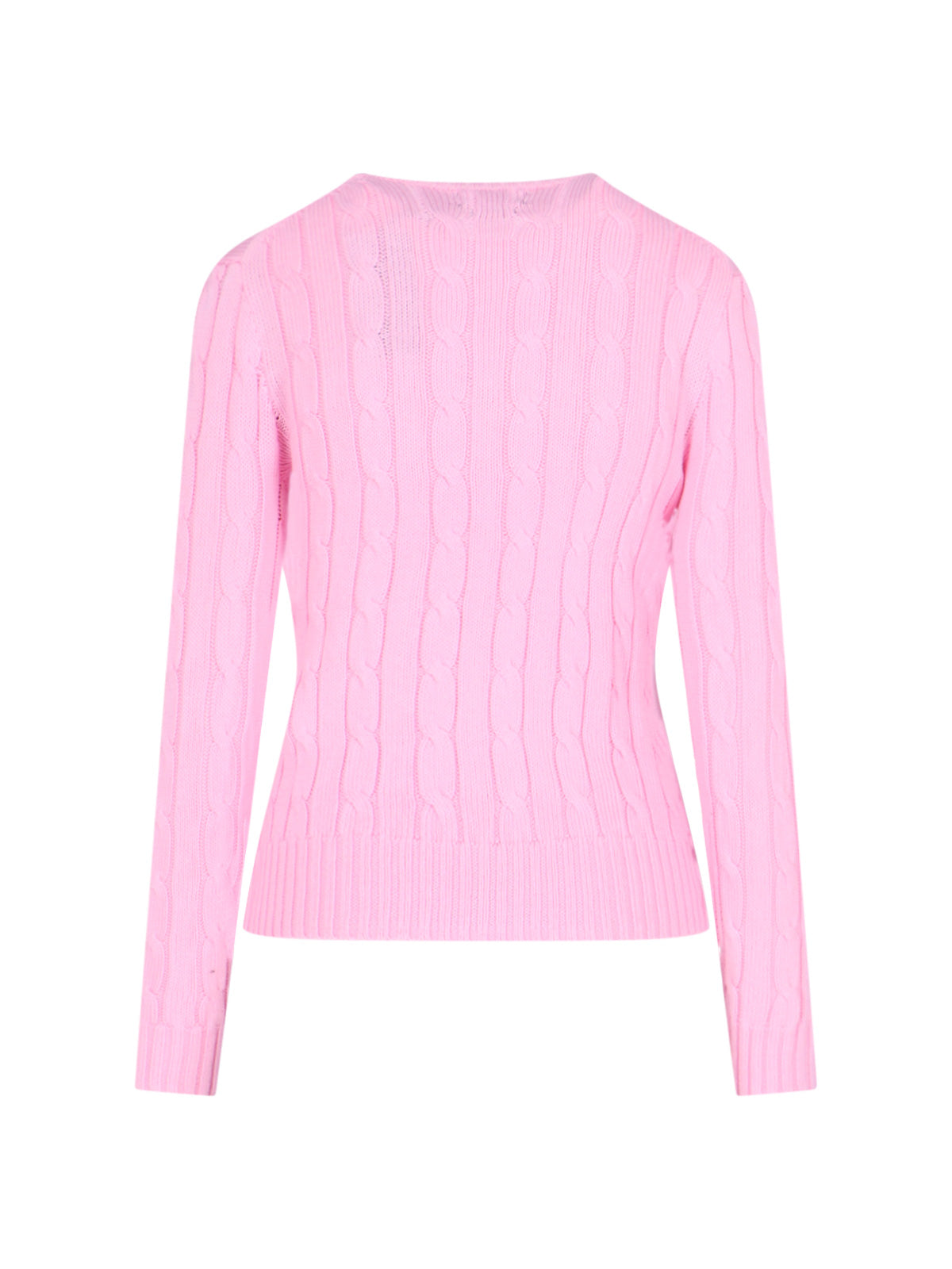 Cable Knit Sweater – Pink