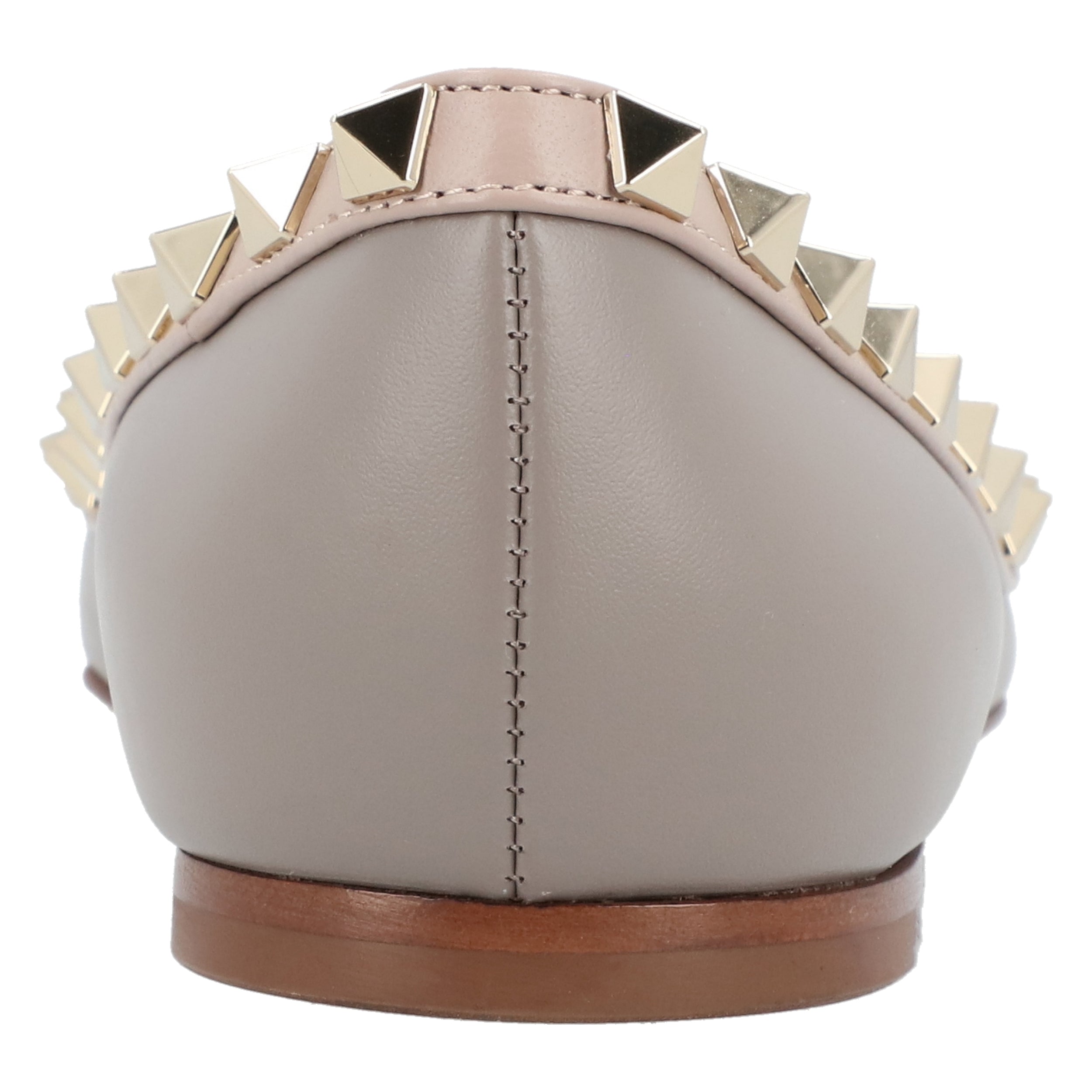 Rockstud Ballerina Flats With Silver Stud Embellishments