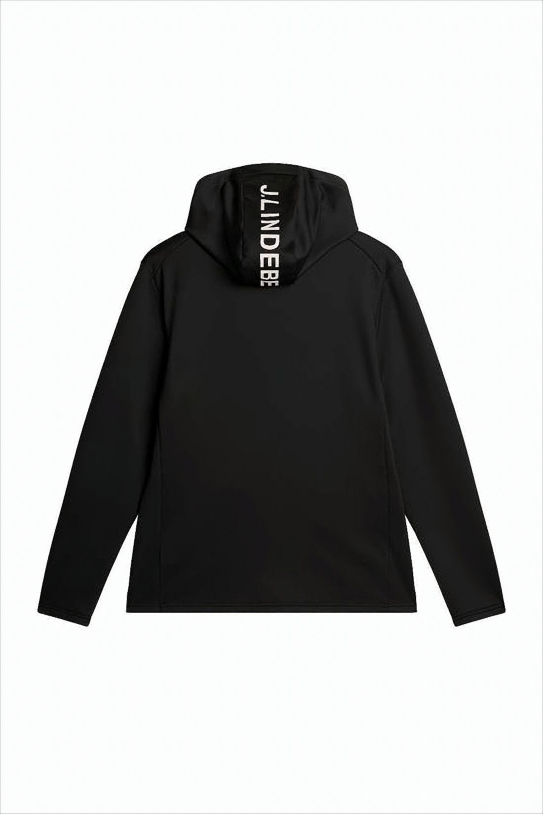 Smooth Fabric Zip-up Jacket with Hood