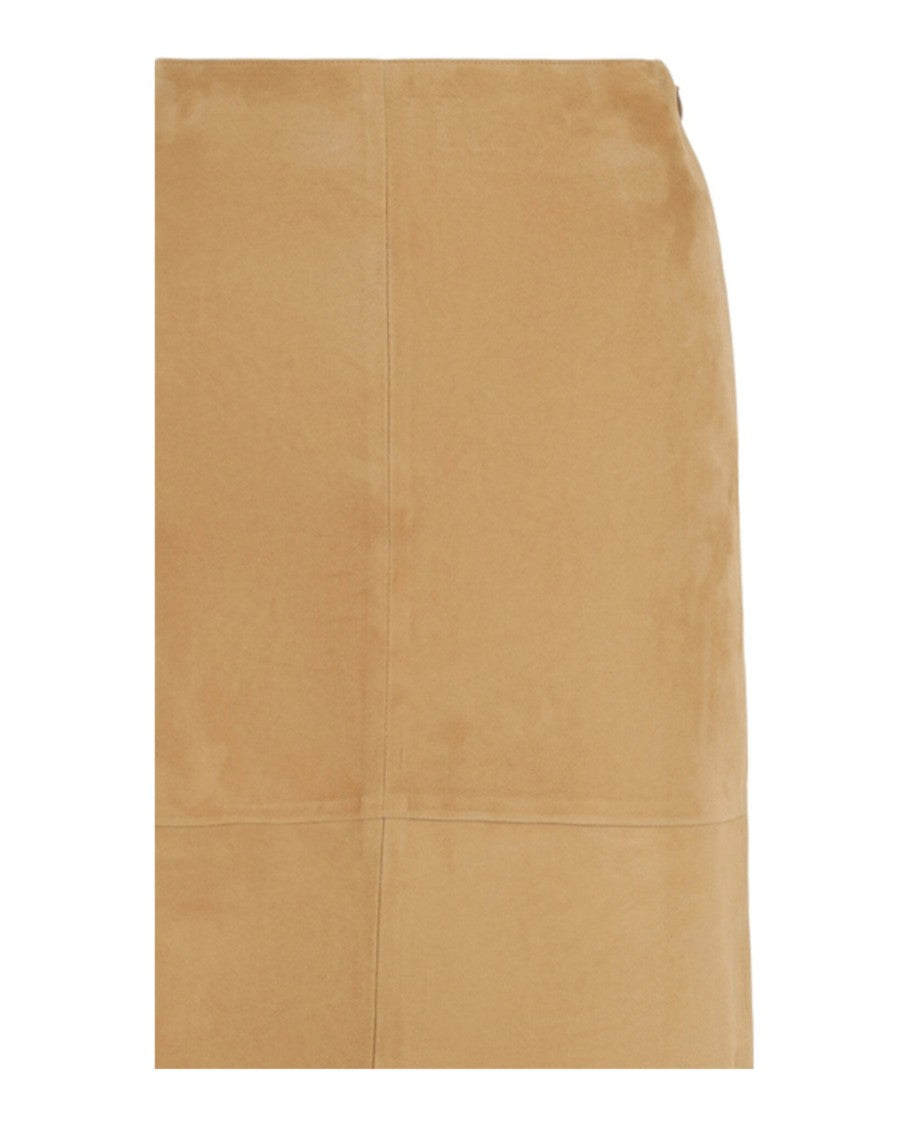 Lambskin Leather Pencil Skirt