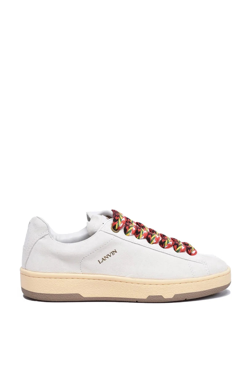 Suede Sneakers - Beige