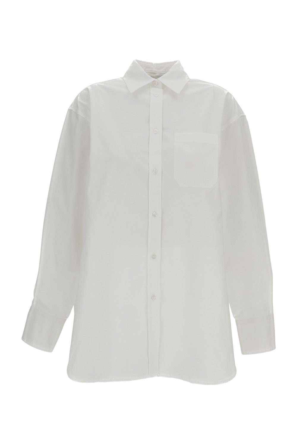 White Nespola Cotton-Blend Shirt
