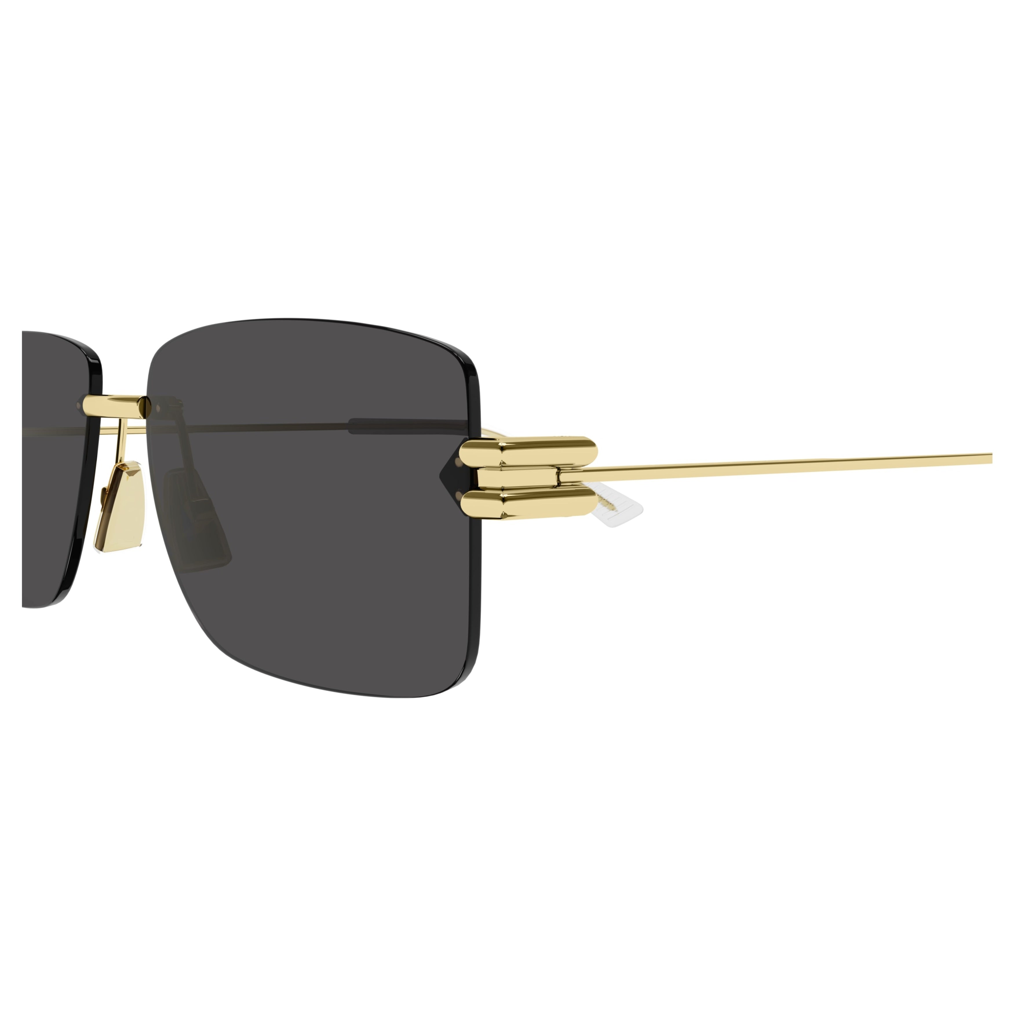 Bv1126s Rimless Rectangular Sunglasses