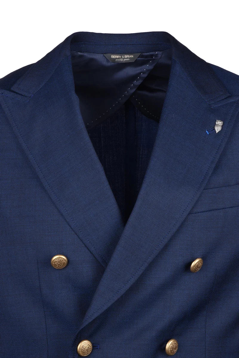 Virgin Wool Jacket - Blue