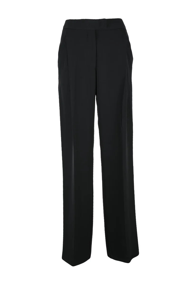 Straight-Leg Trousers with Tailored Fit