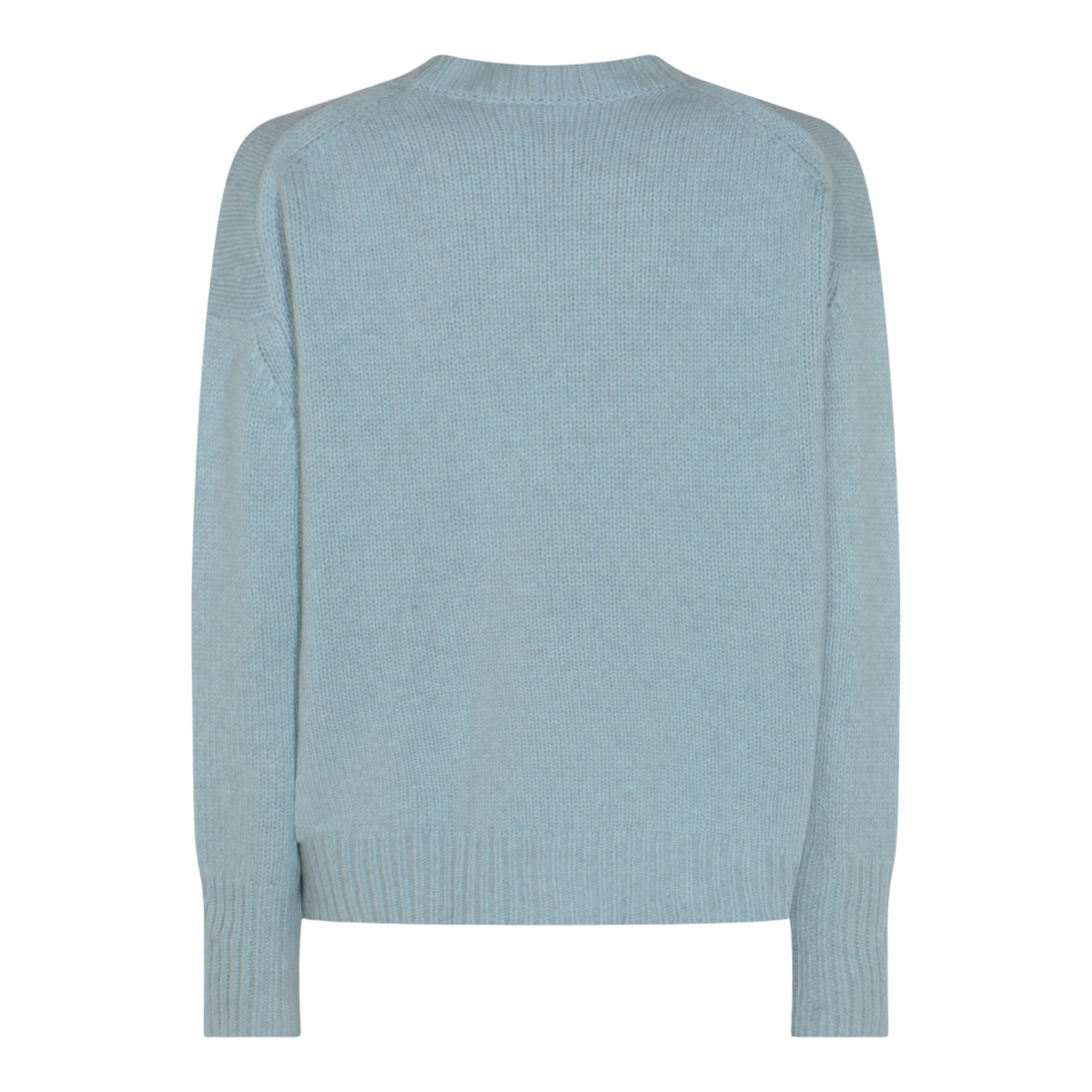 Fine Knit Sweater with Crew Neckline