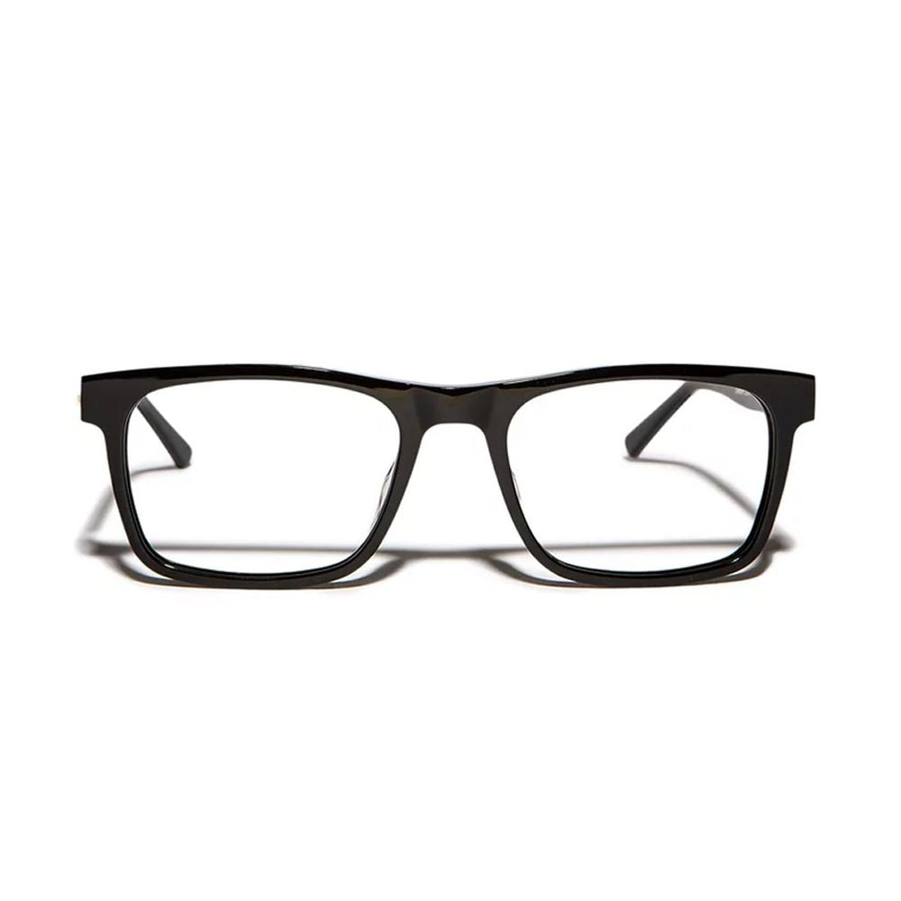 11No4C20A Bold Rectangular Eyewear With Japanese Titanium