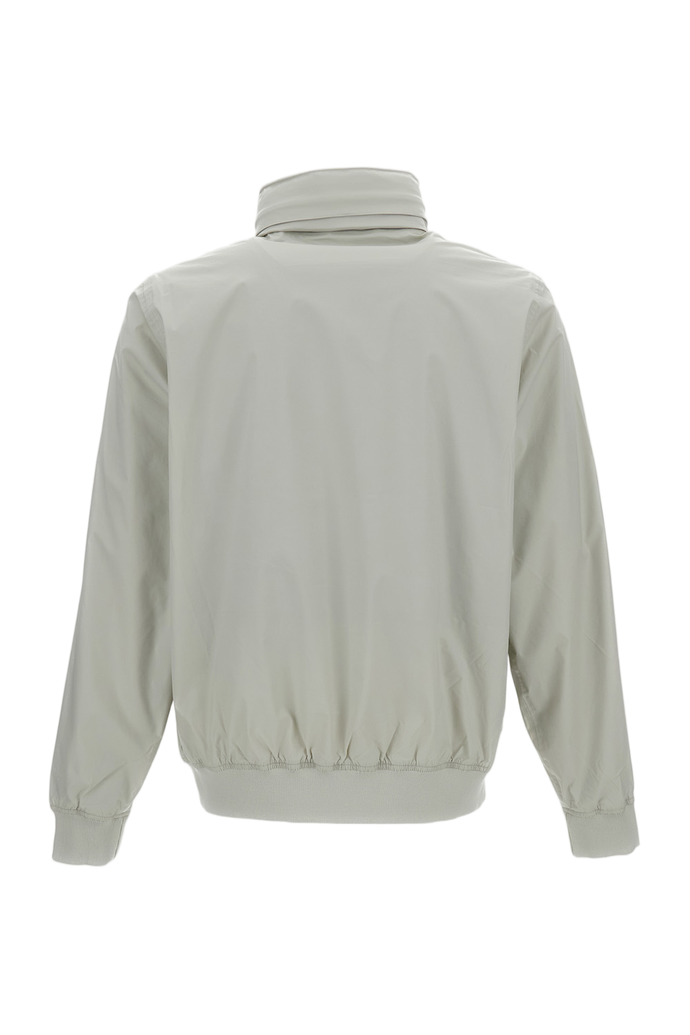 Slim Fit Light Beige Stretch Nylon Jacket