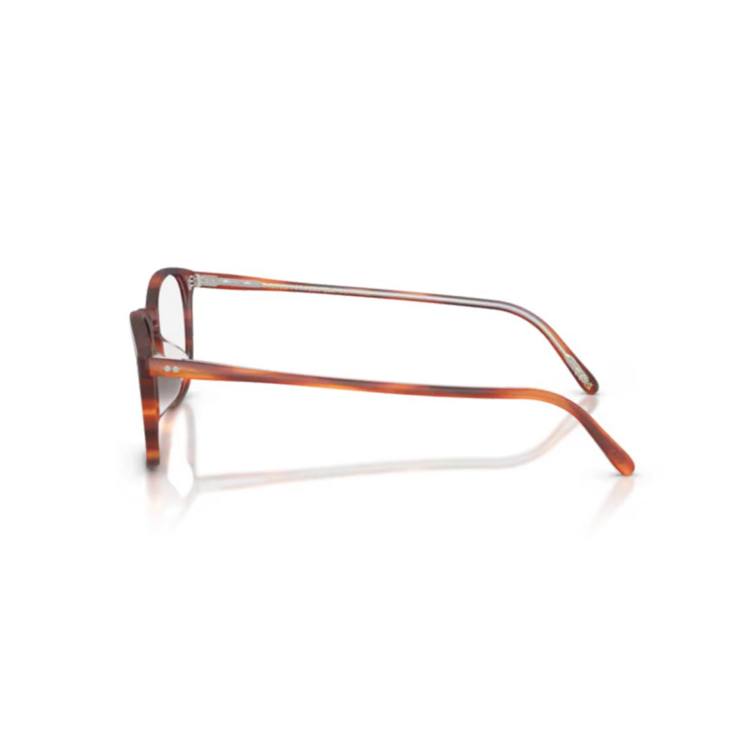 0ov5397u Classic Round Acetate Eyeglasses with Tortoiseshell Pattern