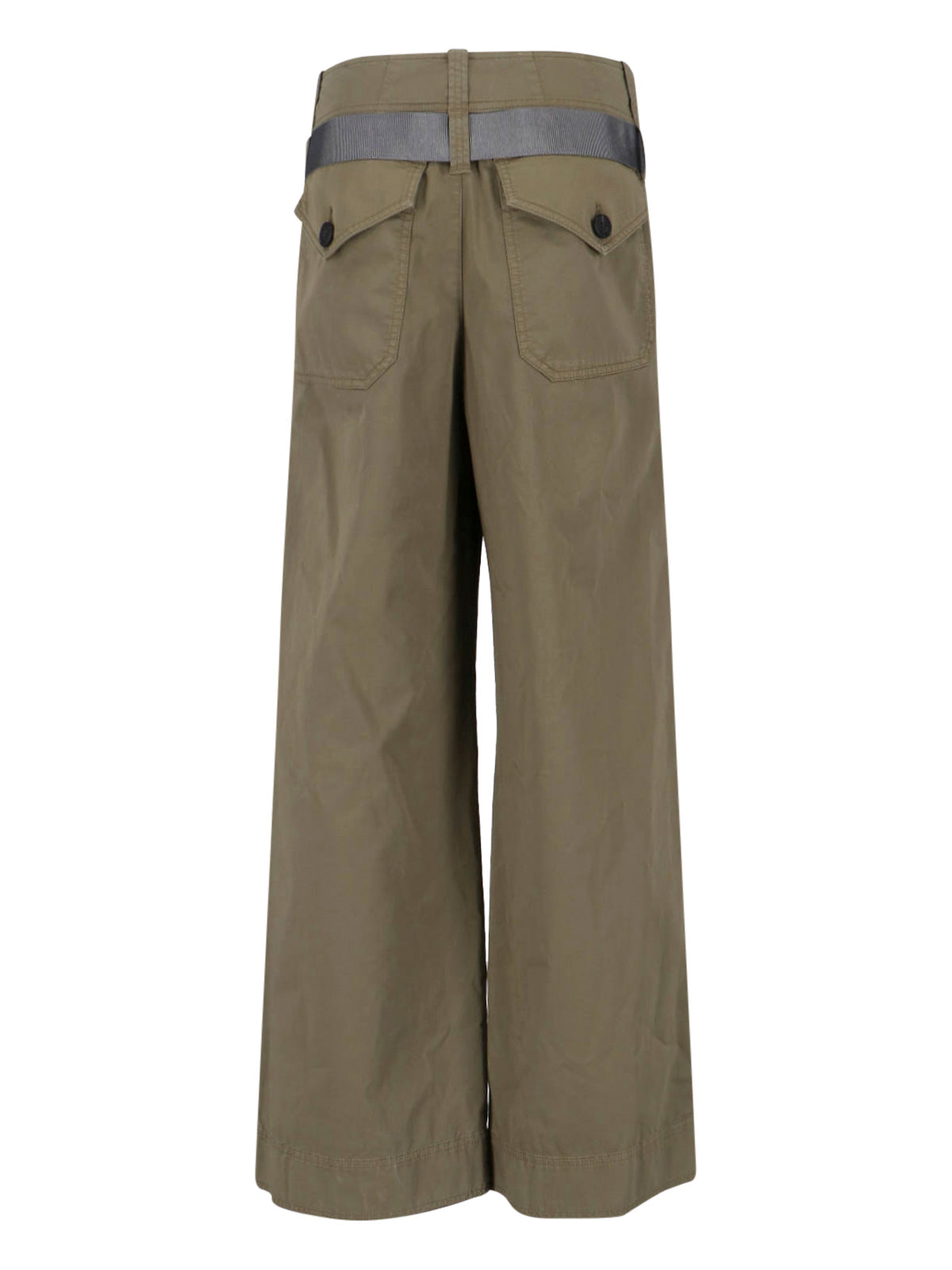 Wide-Leg Pants – Green