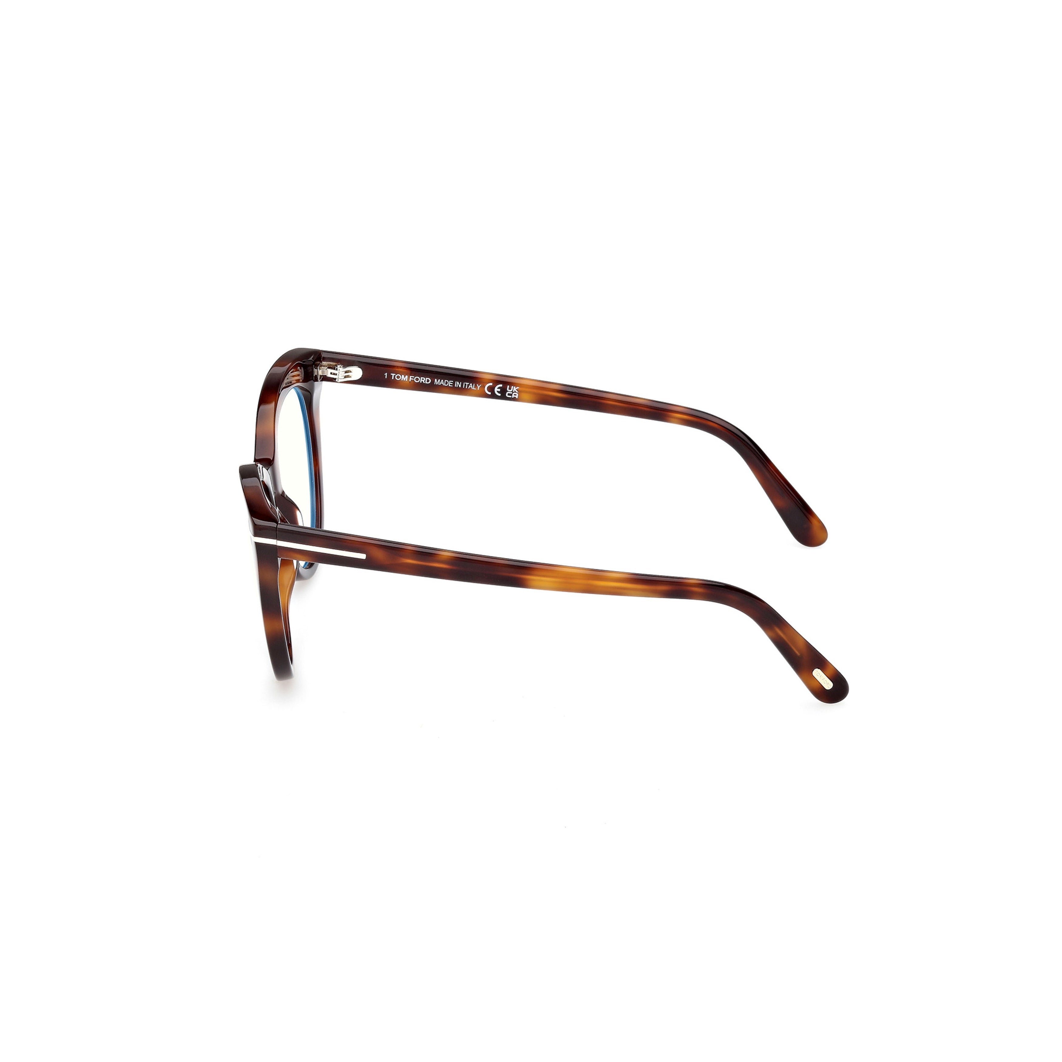 Ft6091-B Cat-Eye Tortoiseshell Acetate Eyeglasses