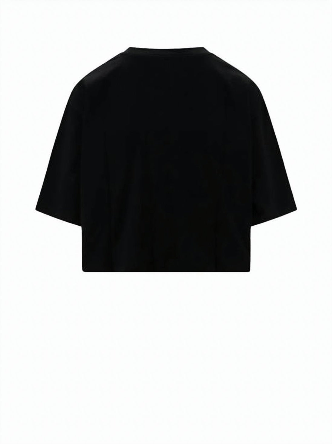 Cropped T-Shirt With Bold Logo
