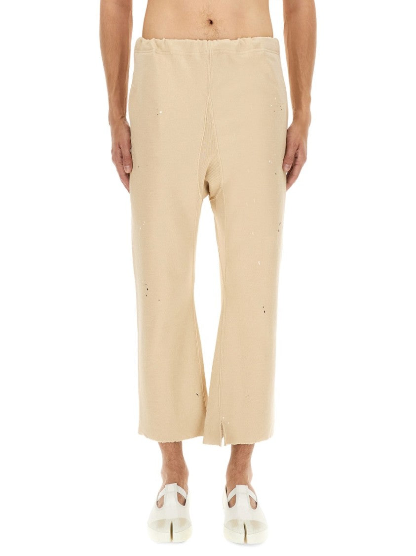 Relaxed Fit Wide Leg Cotton Pants