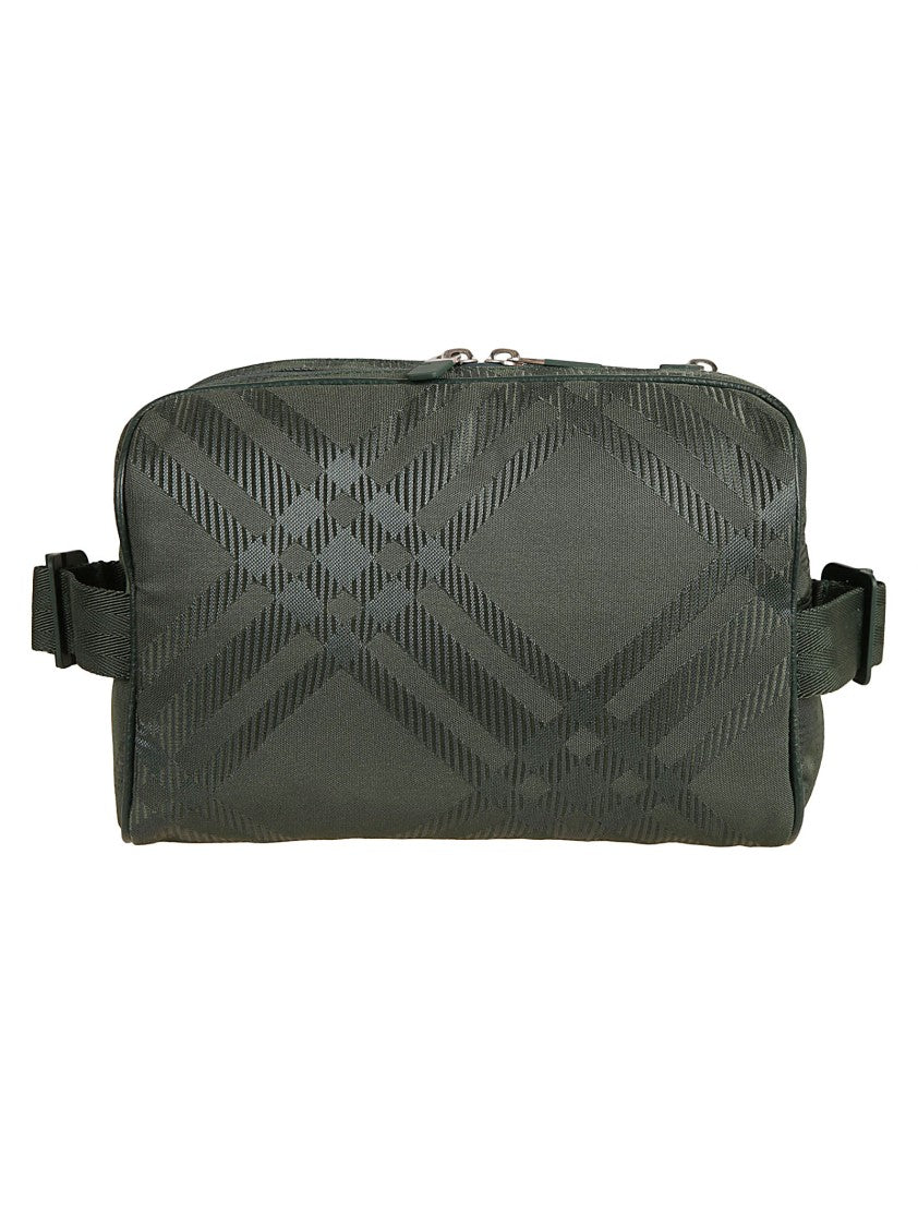 Textured Rectangular Bag With Adjustable Strap