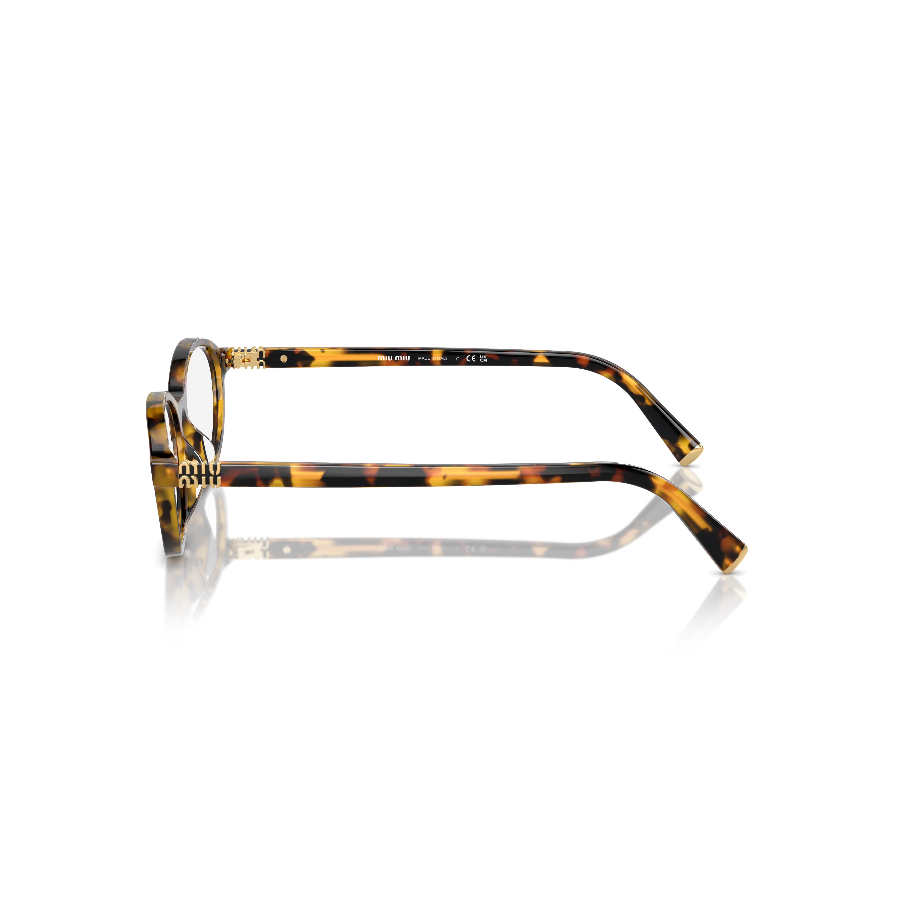0mu 09xv Tortoiseshell Oval Frame Eyeglasses