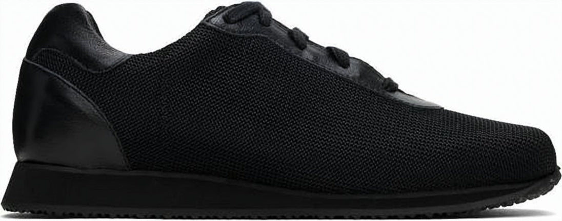Textured Mesh Sneakers with Smooth Overlays
