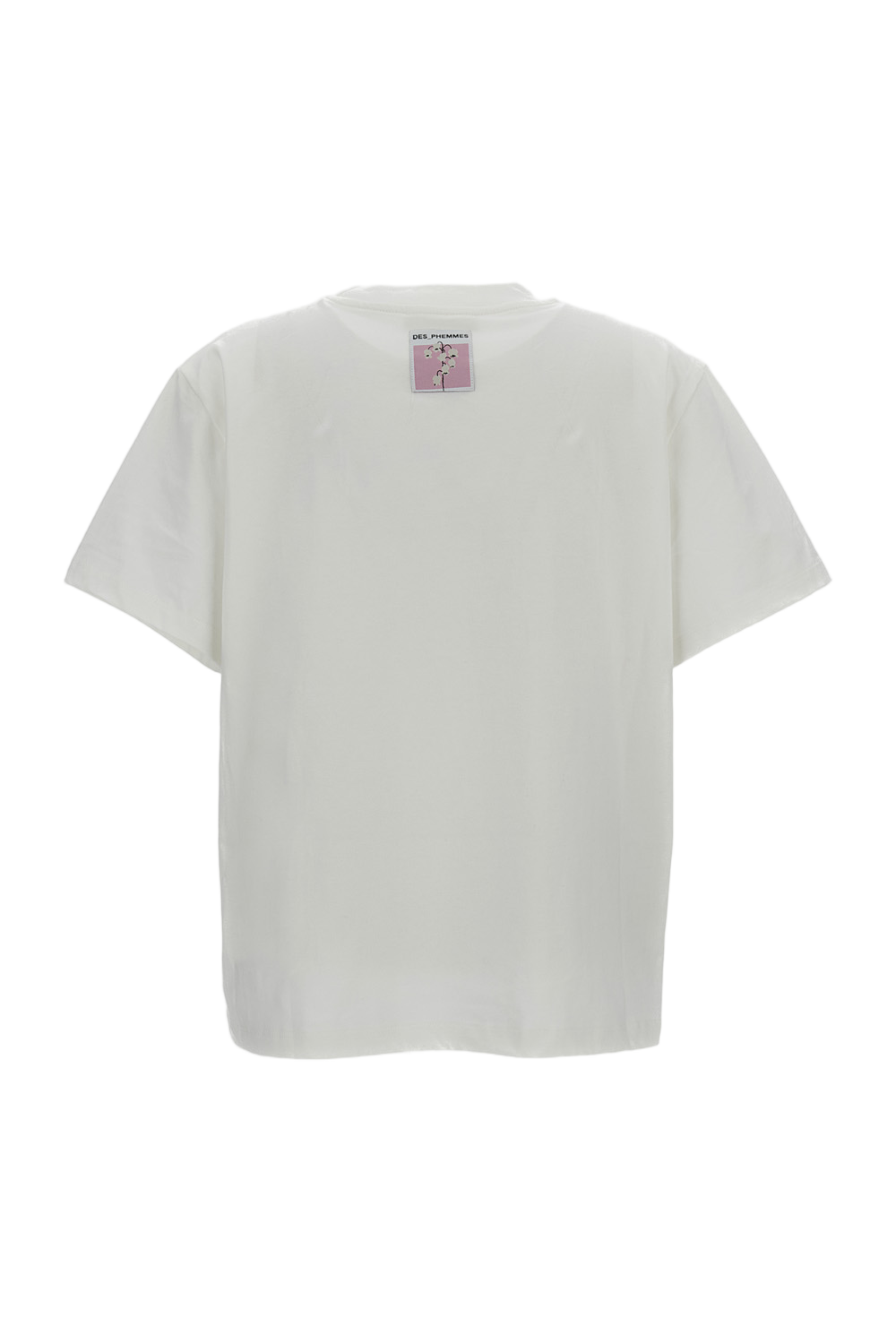 Crystal and Bead-Embellished Boxy White T-Shirt
