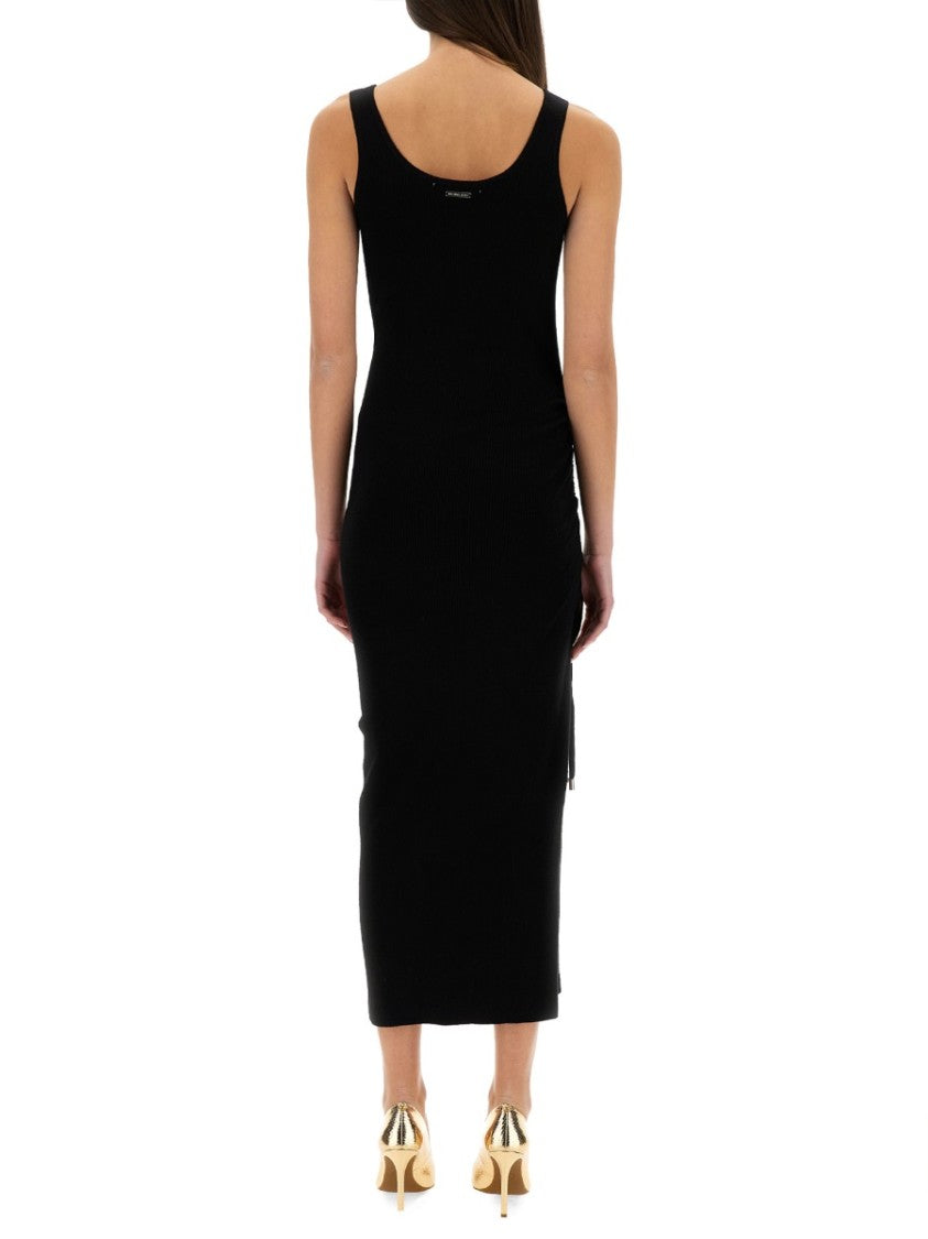 Stretch Wool Blend Camisole Dress