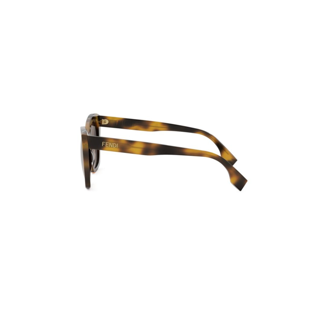 Fe40151i Oversized Square Frame Tortoiseshell Sunglasses