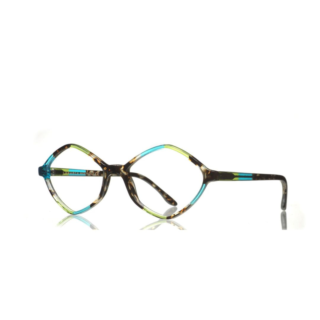 Mosaico 131 Geometric Frame Eyewear with Tortoiseshell