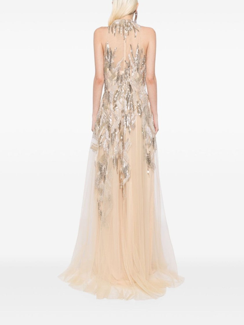 Long Embroidered Dress