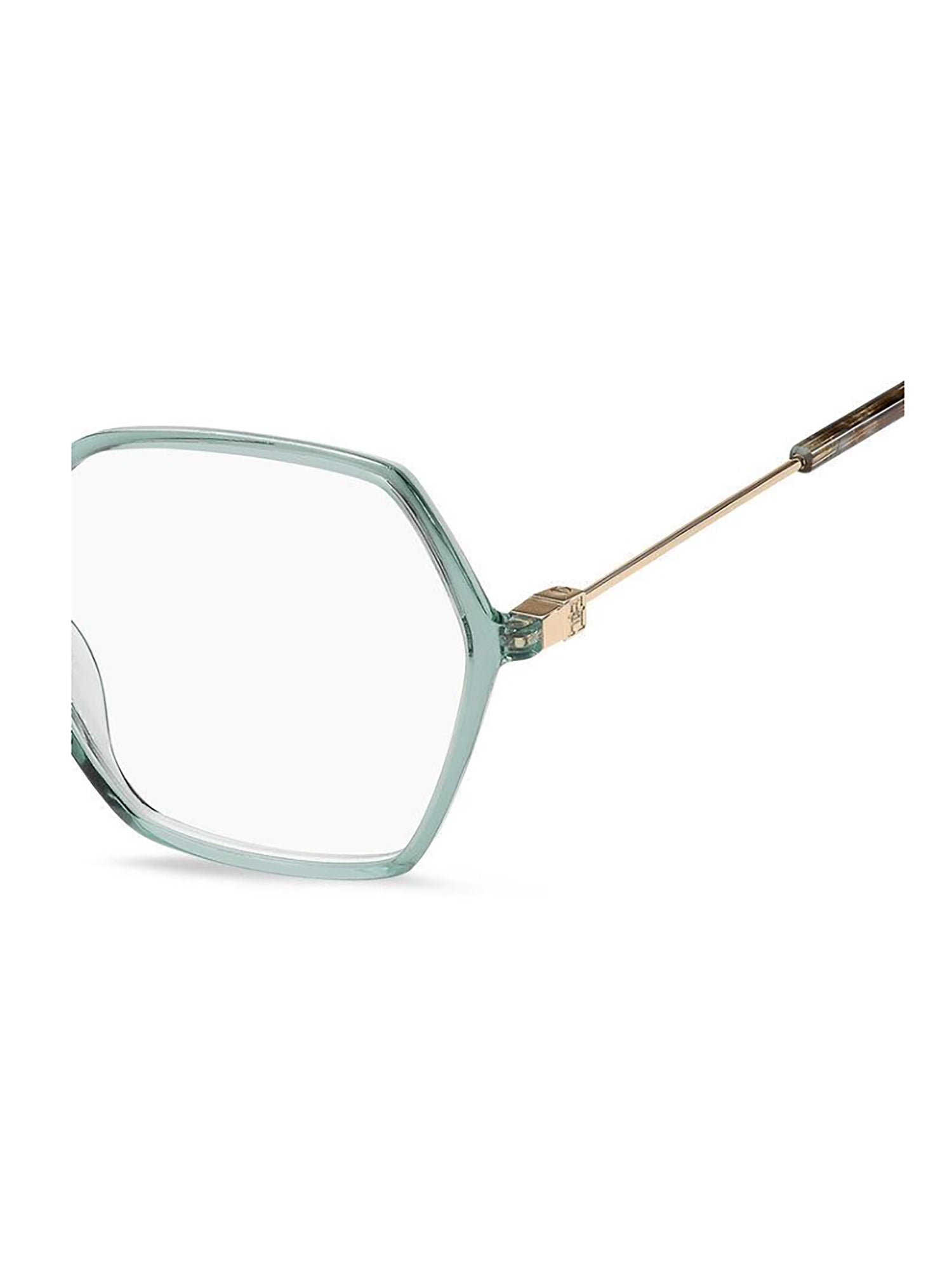 Geometric Optical Frames in Translucent Green