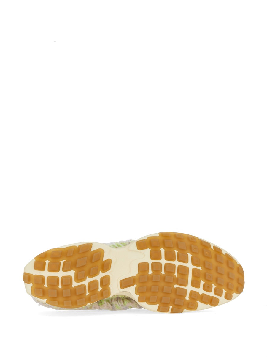 Gradient Textured Sneaker With Thick Rubber Sole