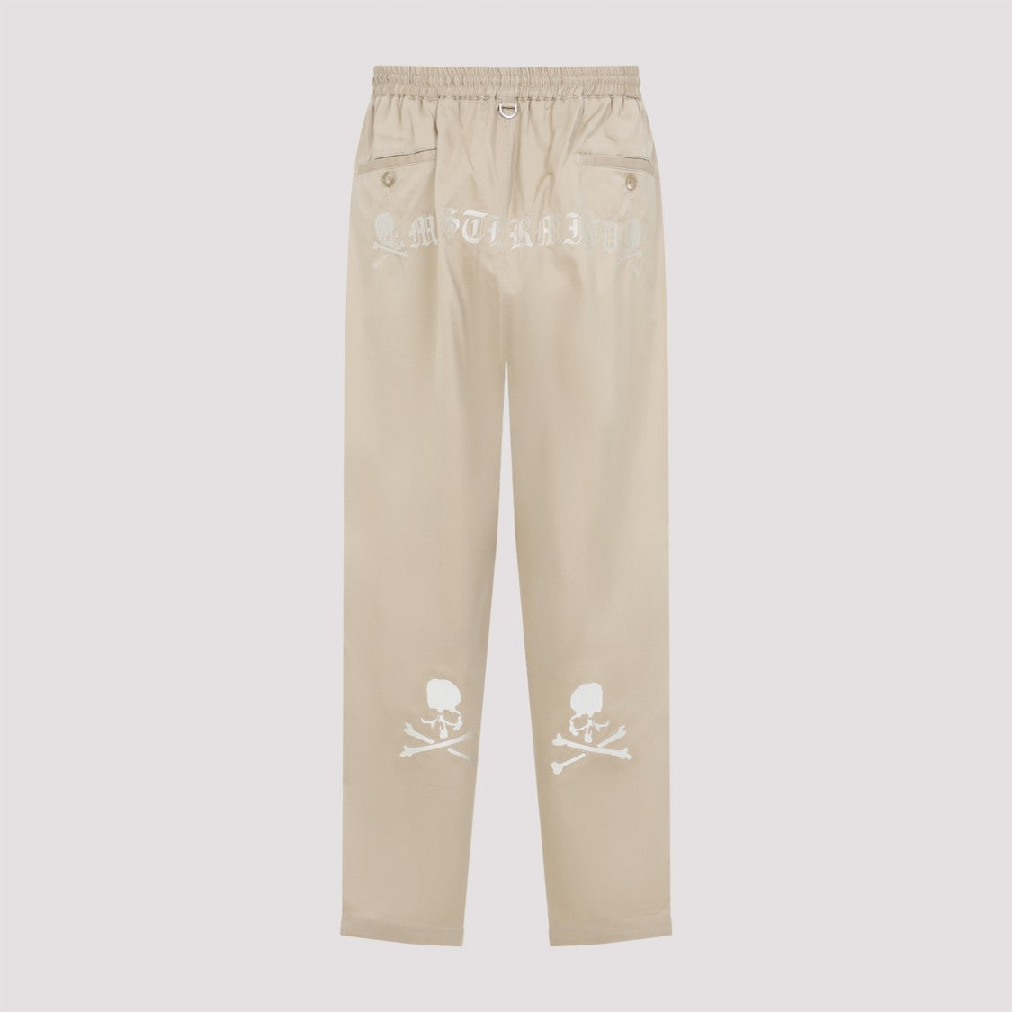 Relaxed Fit Pants With Elastic Waistband