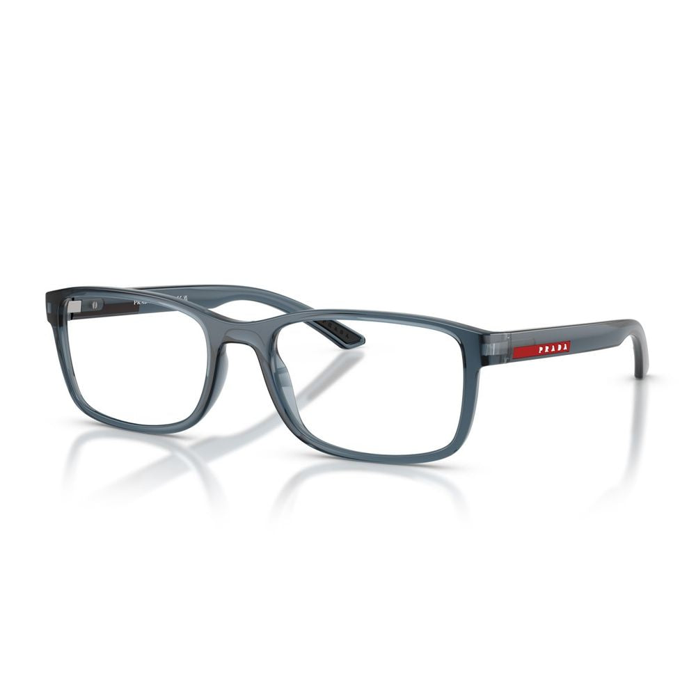 Ps 06Rv Transparent Light Blue Rectangular Glasses