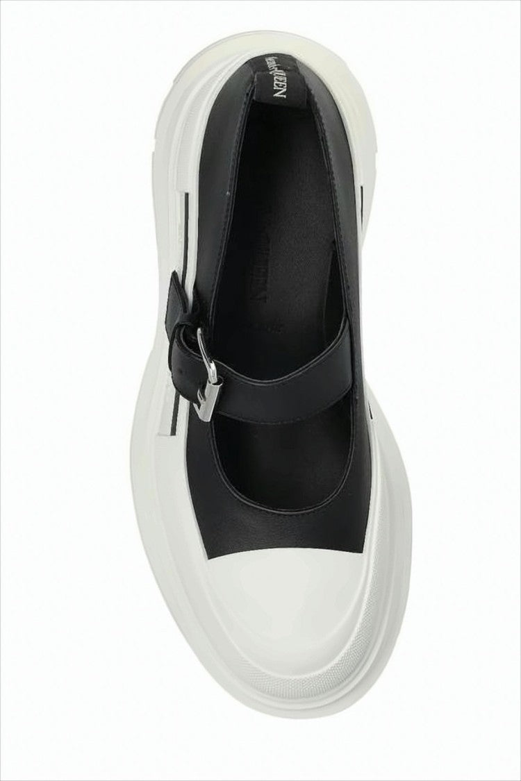 Mary Jane Style Sneakers with Adjustable Strap