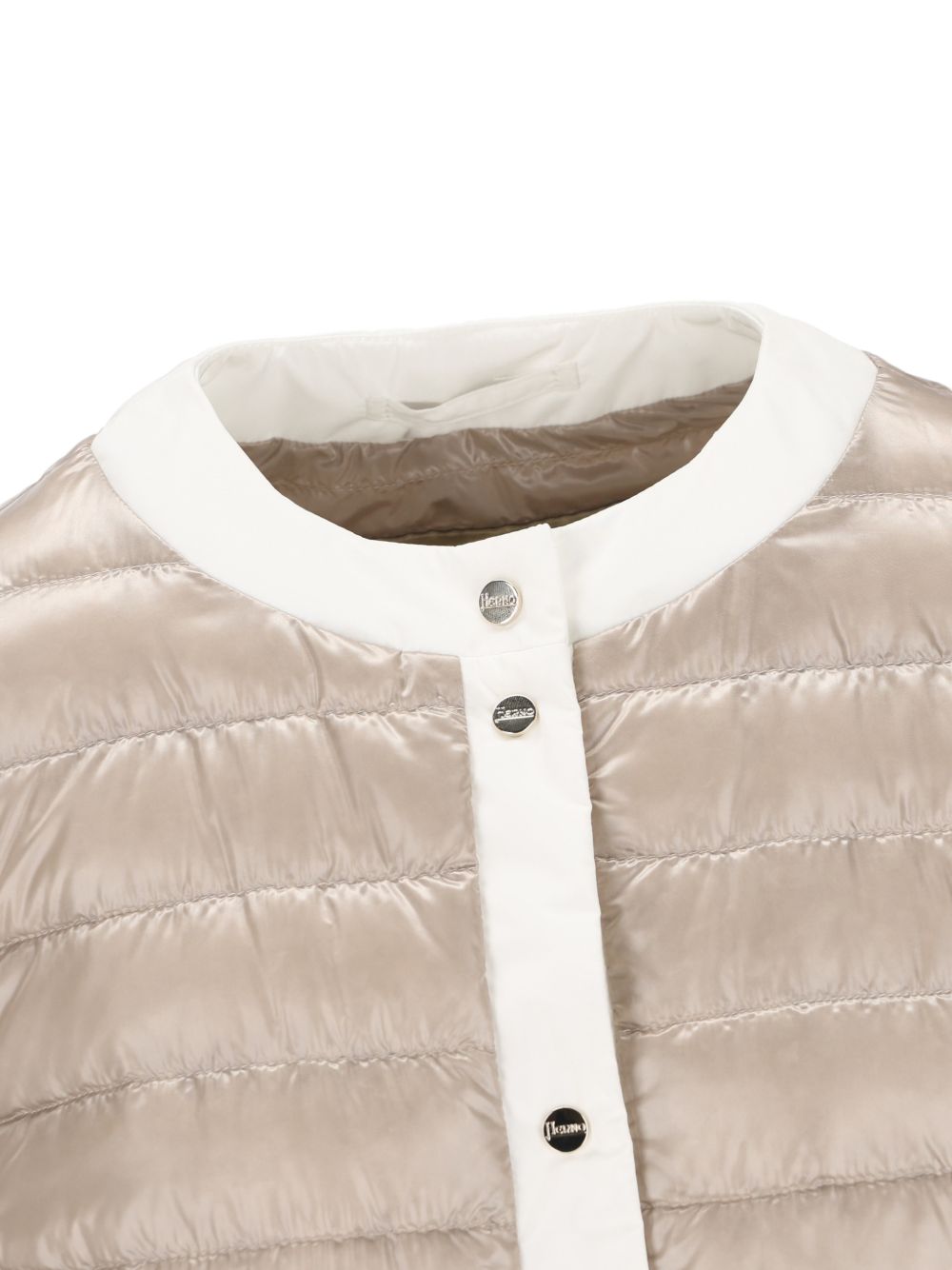 Lightweight Quilted Jacket With Contrasting Trim