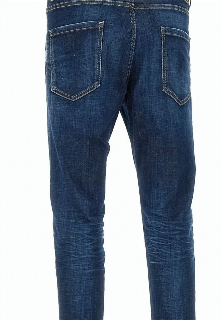 Slim-Fit Denim Pants