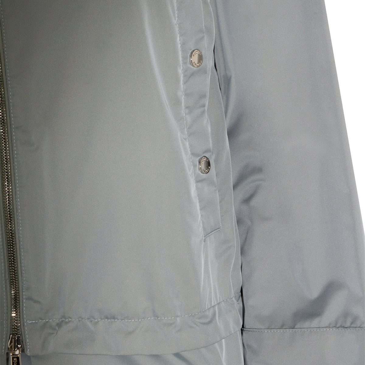Grey Zip Casual Jacket