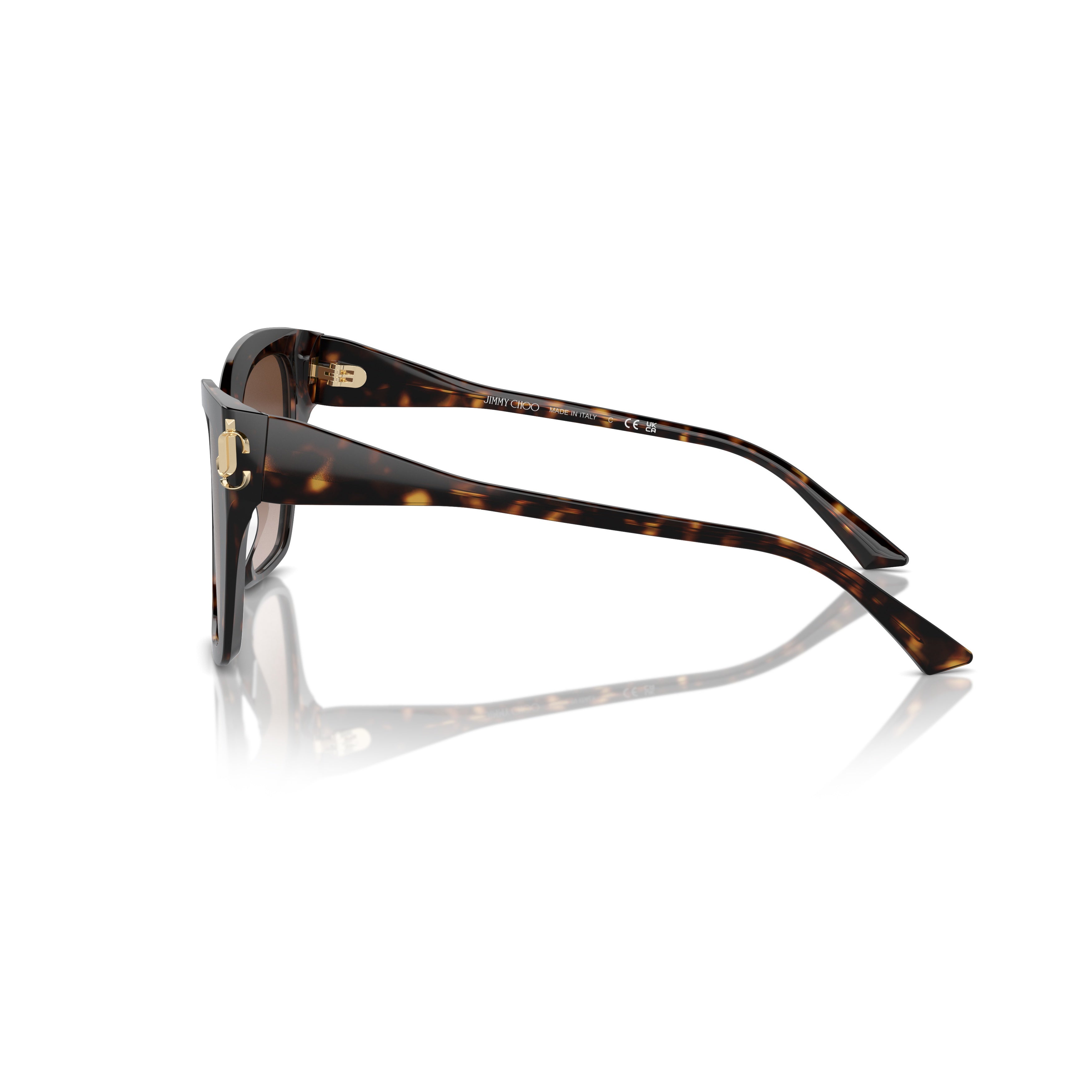0jc5012 Bold Oversized Square Frame Tortoiseshell Sunglasses